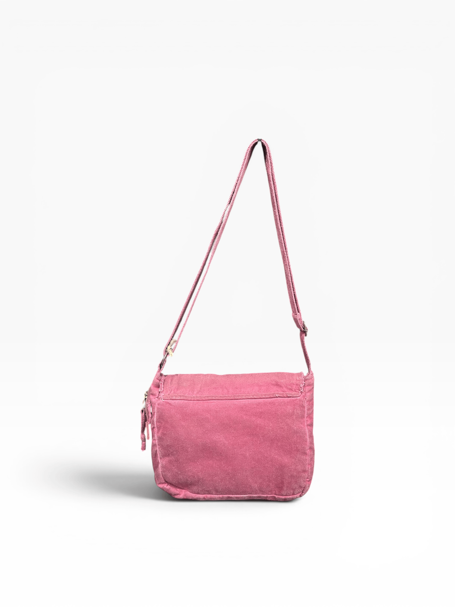 Old Cotton Cargo KÜÇÜK Kumaş Omuz Çantası Unisex Robbie Bag S Bordo
