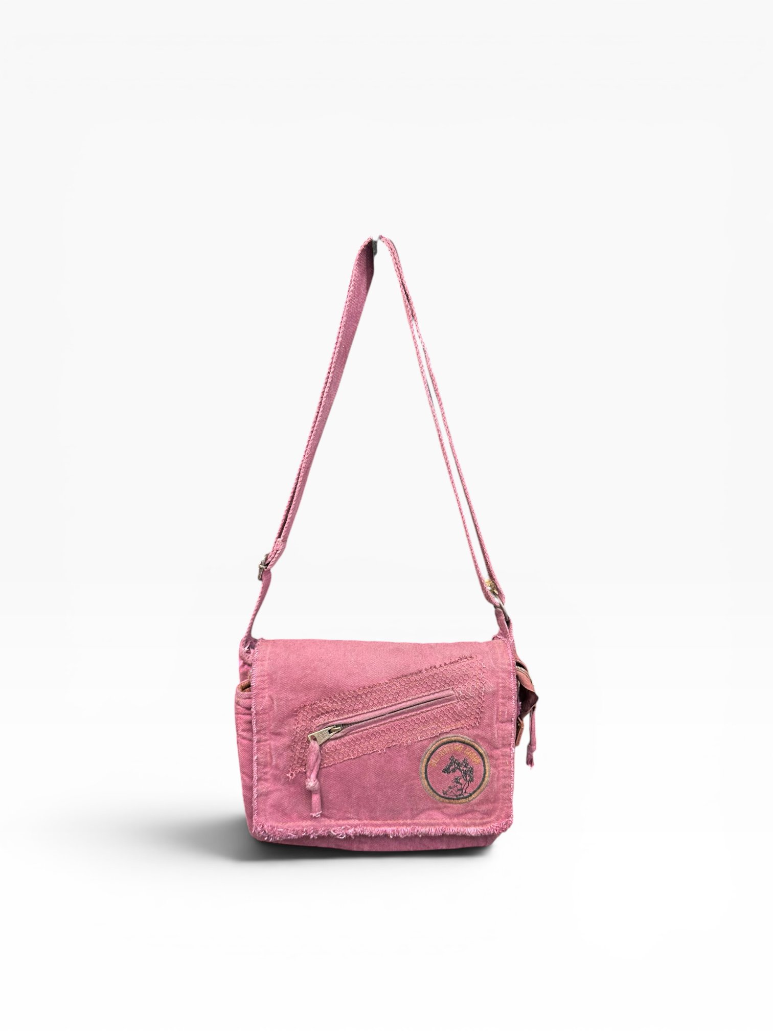 Old Cotton Cargo KÜÇÜK Kumaş Omuz Çantası Unisex Robbie Bag S Bordo
