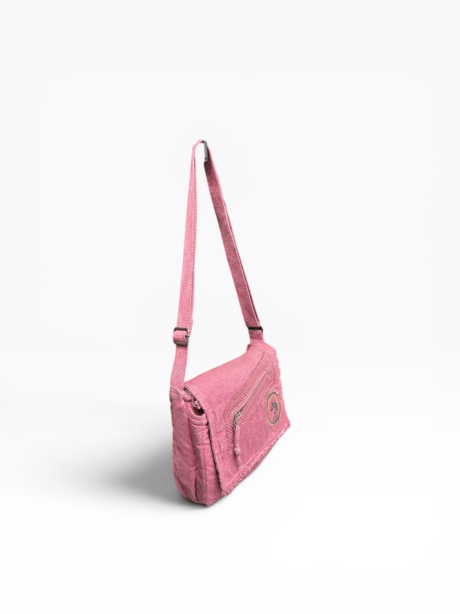 Old Cotton Cargo KÜÇÜK Kumaş Omuz Çantası Unisex Robbie Bag S Bordo