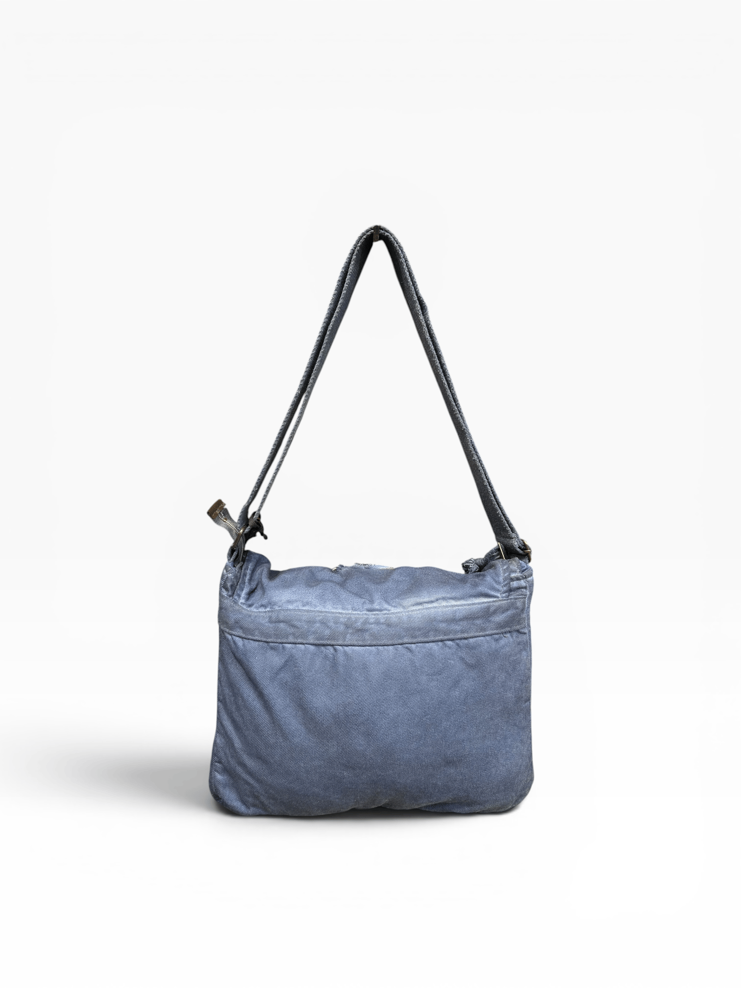 Old Cotton Cargo Kumaş Postacı Omuz Çantası Unisex Mulater Bag Oil Lacivert