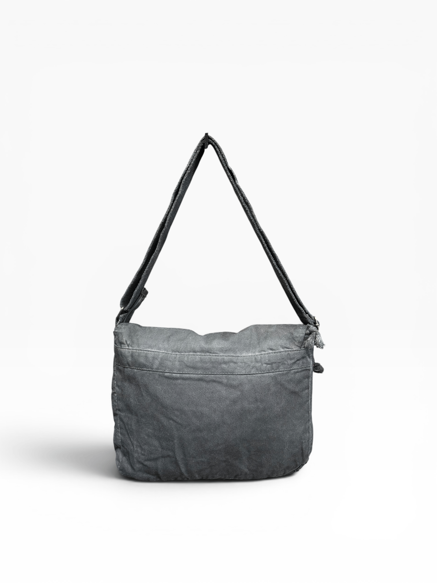 Old Cotton Cargo Kumaş Postacı Omuz Çantası Unisex Mulater Bag Oil Antrasit