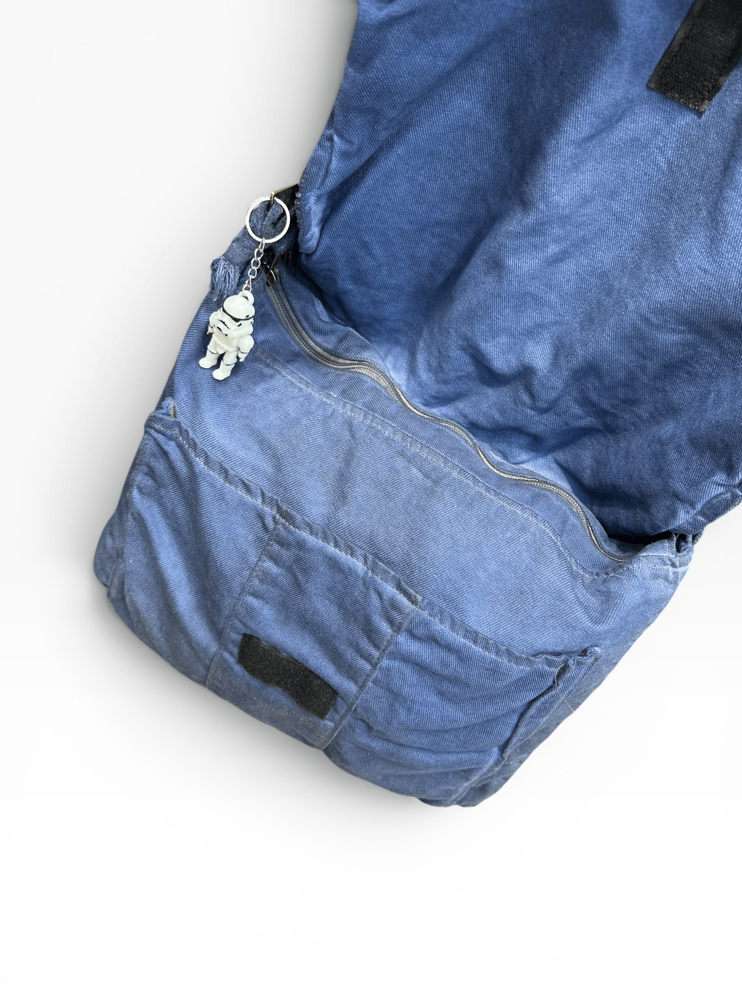 Old Cotton Cargo Kumaş Postacı Omuz Çantası Unisex Mulater Bag Oil Lacivert