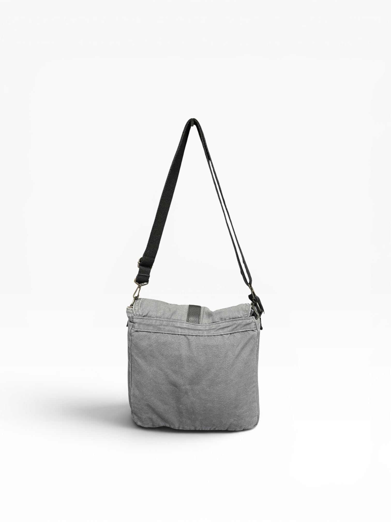 Old Cotton Cargo Kumaş Postacı Omuz Çantası Unisex Branco Bag Antrasit