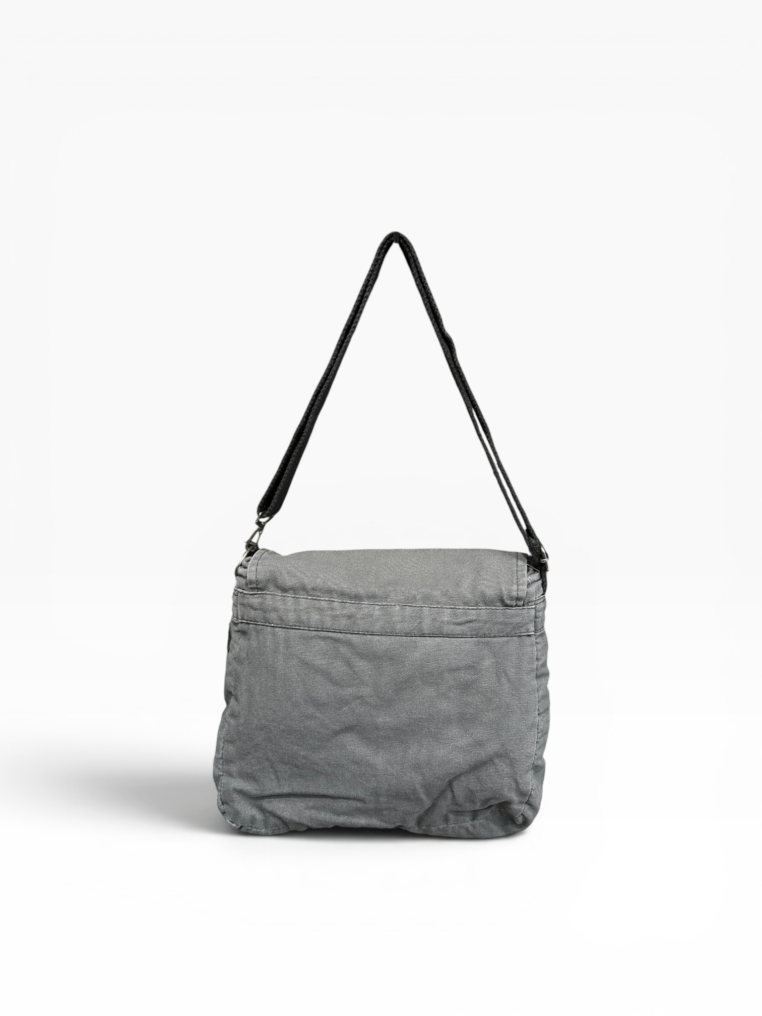 Old Cotton Cargo Kumaş Postacı Omuz Çantası Unisex San Diego Antrasit