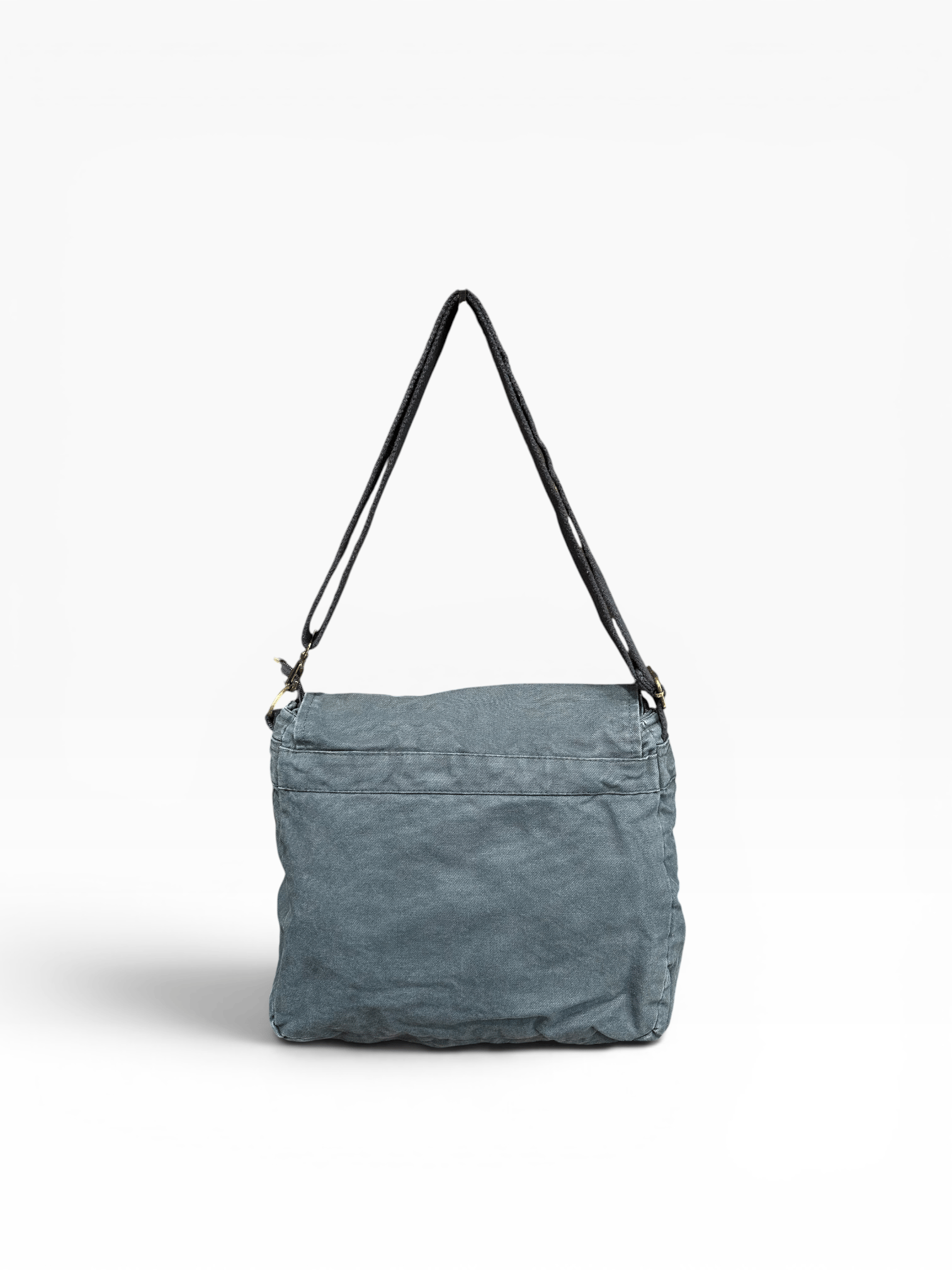 Old Cotton Cargo Kumaş Postacı Omuz Çantası Unisex San Diego Lacivert