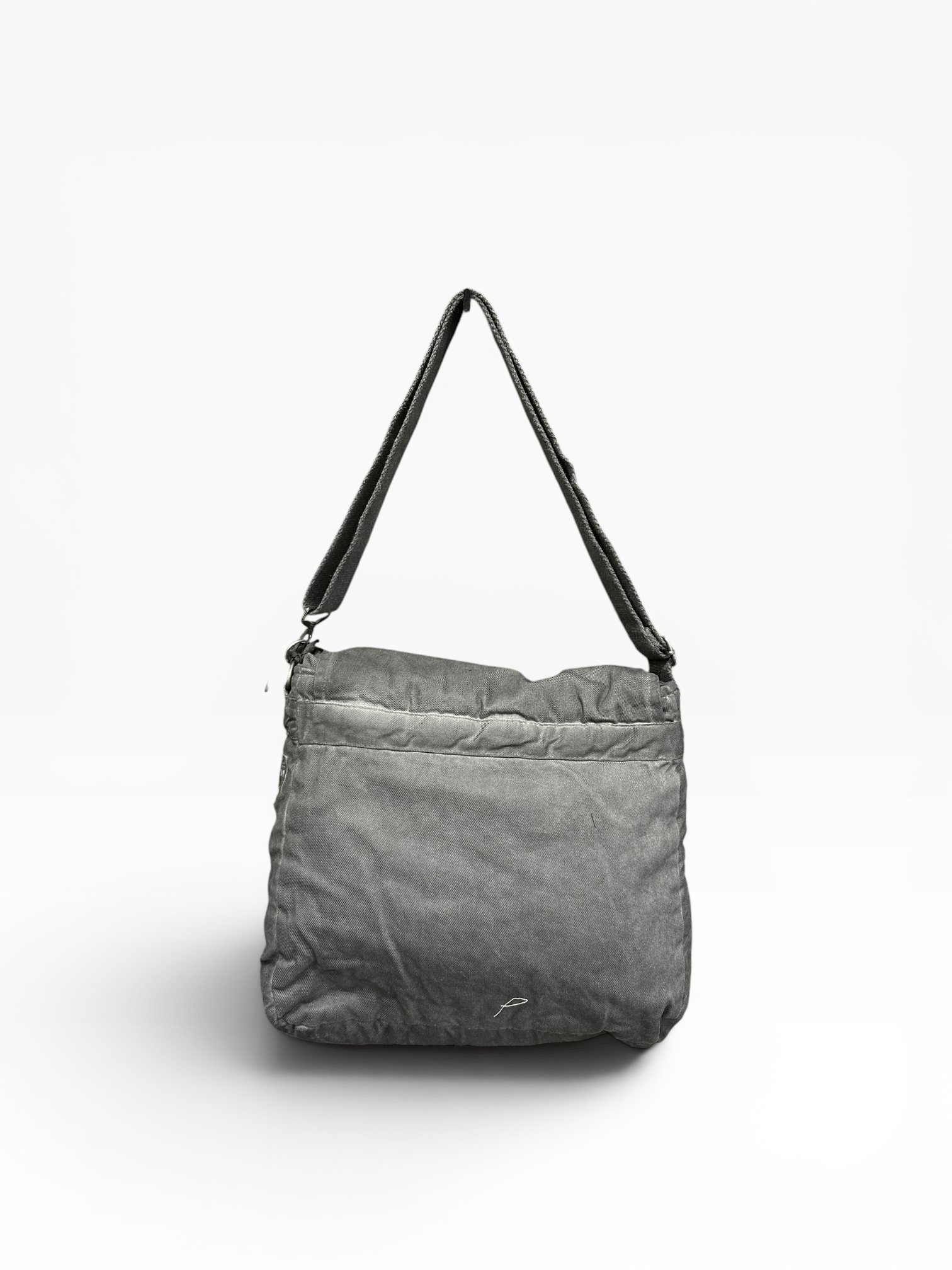 Old Cotton Cargo Kumaş Postacı Omuz Çantası Unisex San Diego Oil Antrasit