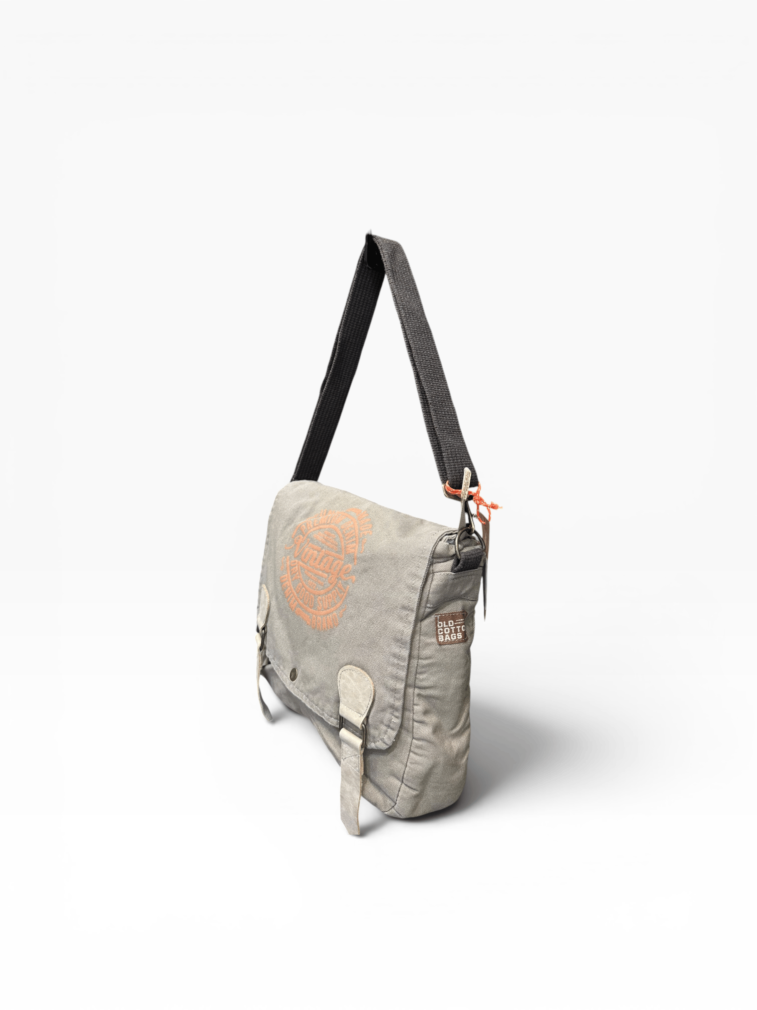 Old Cotton Cargo Kumaş Postacı Omuz Çantası Unisex San Diego Bej