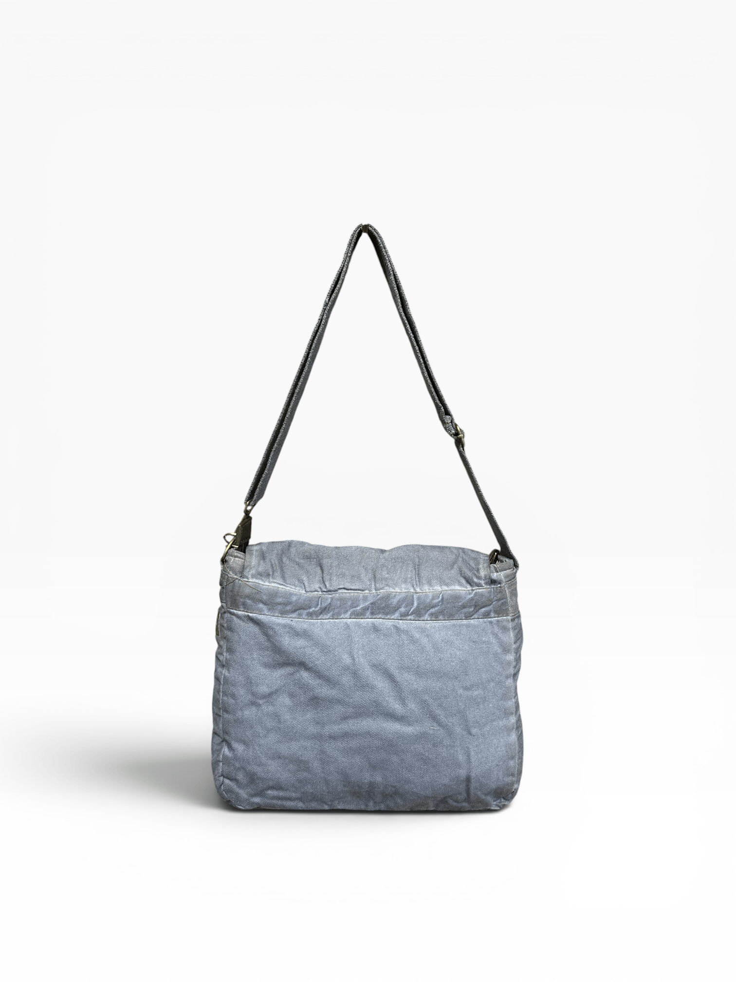 Old Cotton Cargo Kumaş Postacı Omuz Çantası Unisex San Diego Oil Lacivert