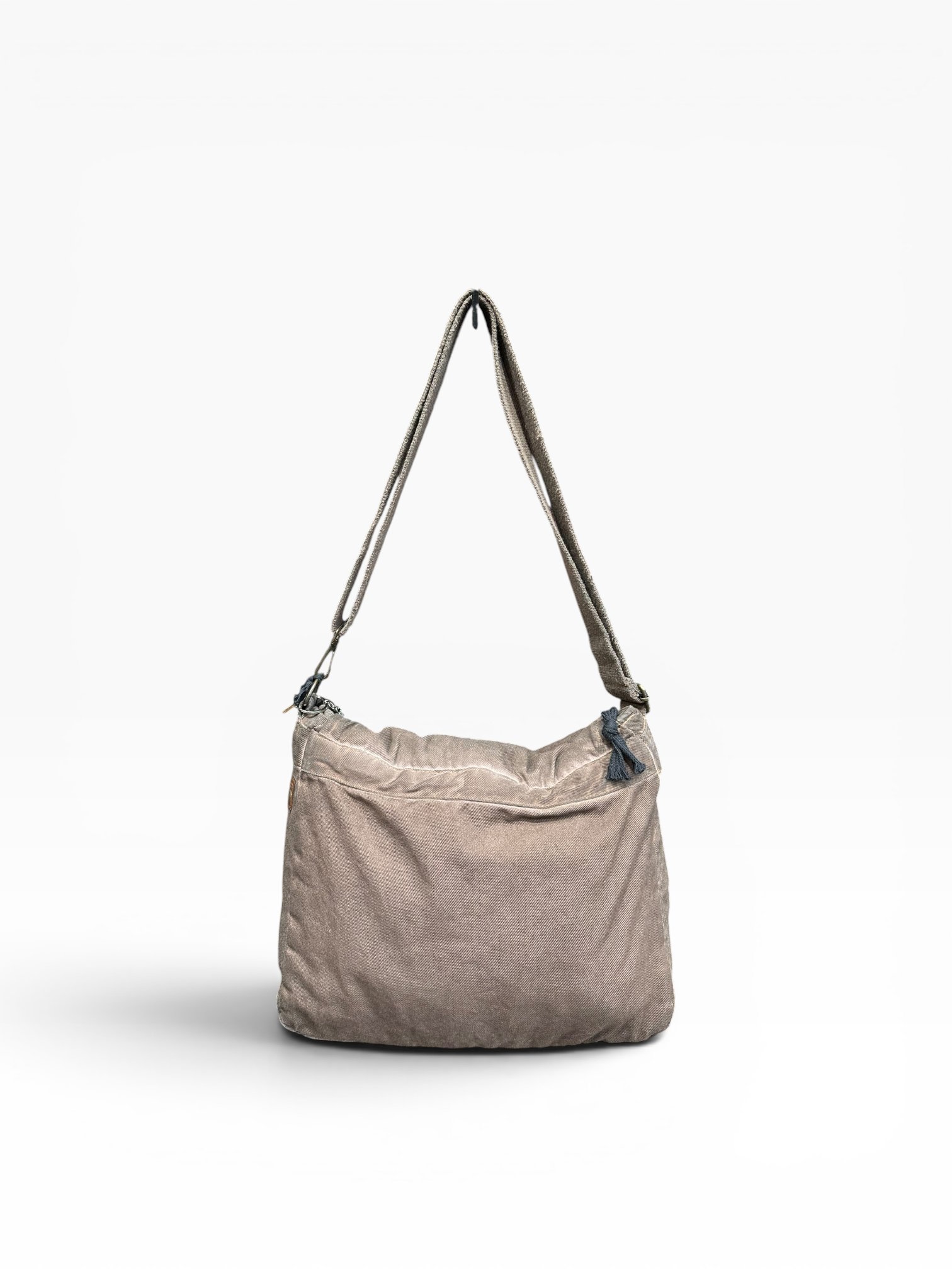 Old Cotton Cargo Kumaş Postacı Omuz Çantası Unisex San Diego Oil Kahve