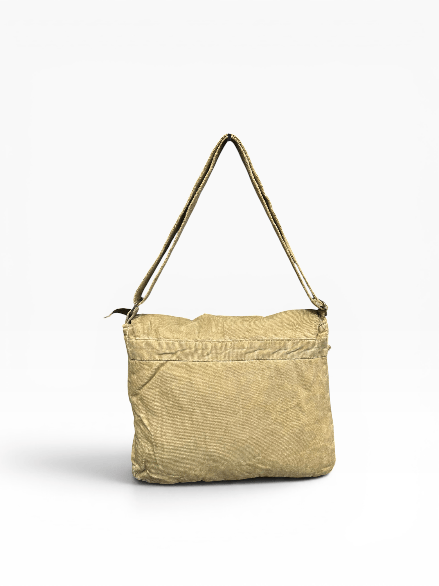 Old Cotton Cargo Kumaş Postacı Omuz Çantası Unisex Mulater Bag Oil Camel