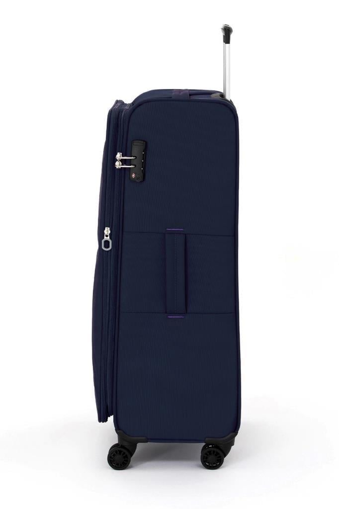 Pierre Cardin Ultra Light Hafif Lüx Kumaş Büyük Boy Valiz Lacivert PC4200