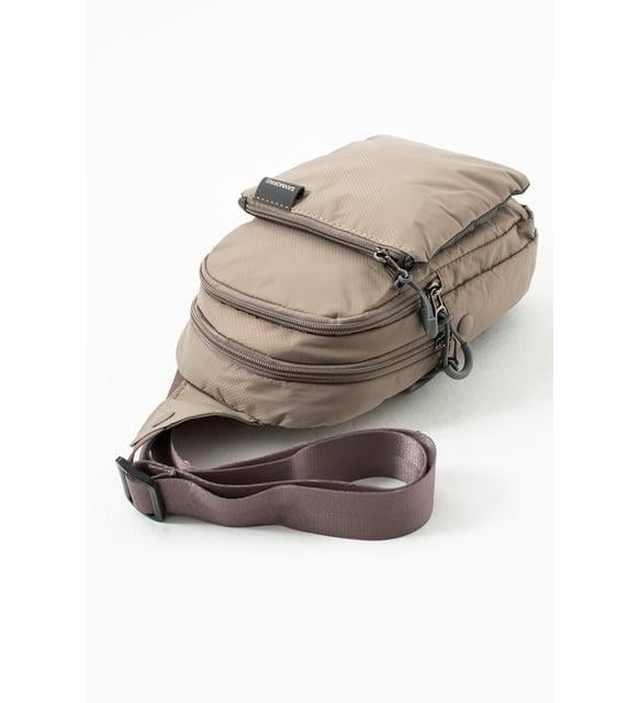 Sanmorris 6004 Paraşüt Kumaş Çapraz Askılı Bodybag Çanta Vizon