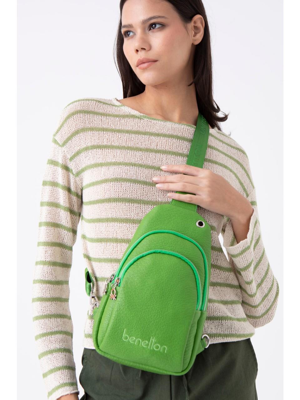 United Colors of Benetton KADIN ÇAPRAZ BODYBAG ÇANTA YEŞİL BNT1478