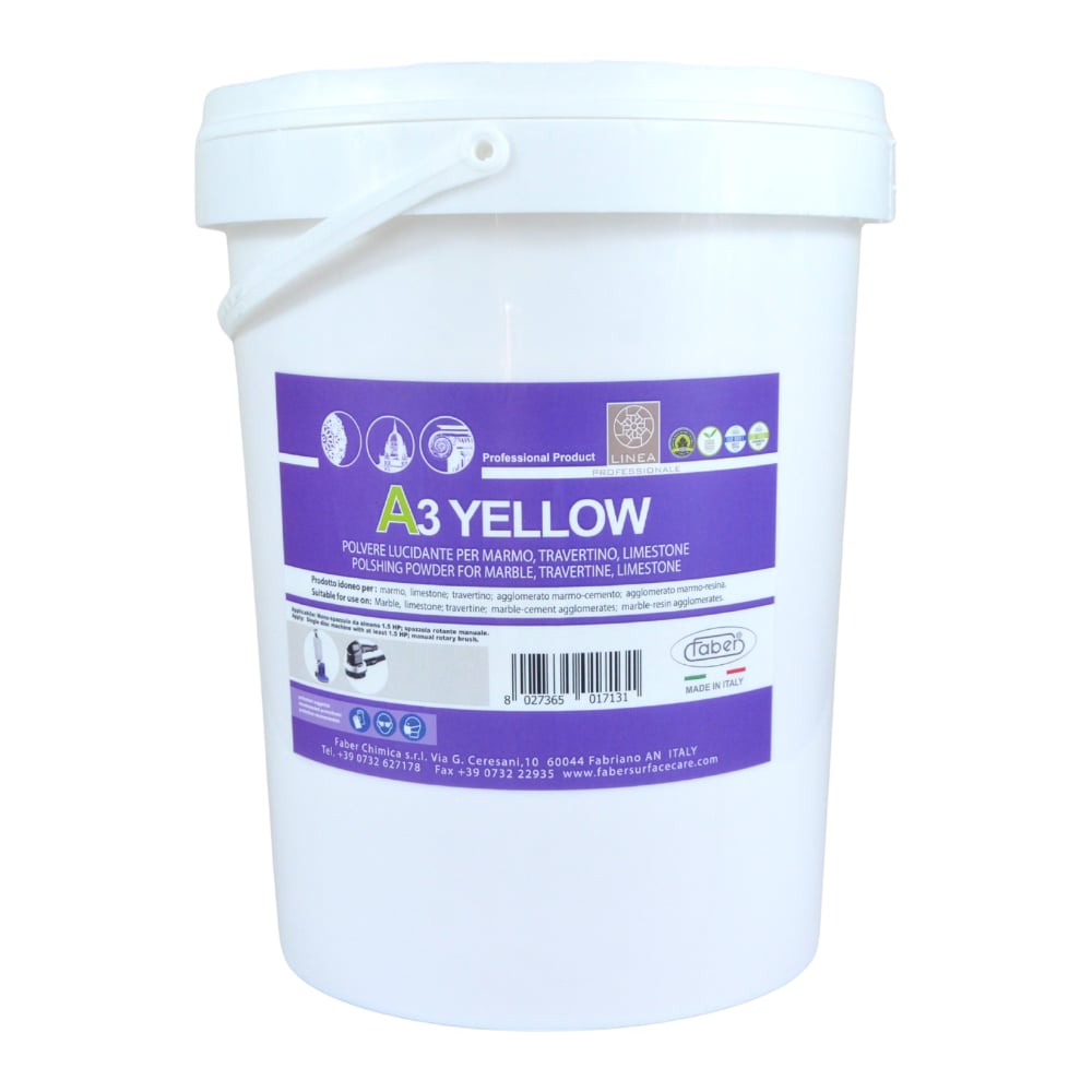 Faber A3 Yellow Toz Mermer Cilası 5 Kg