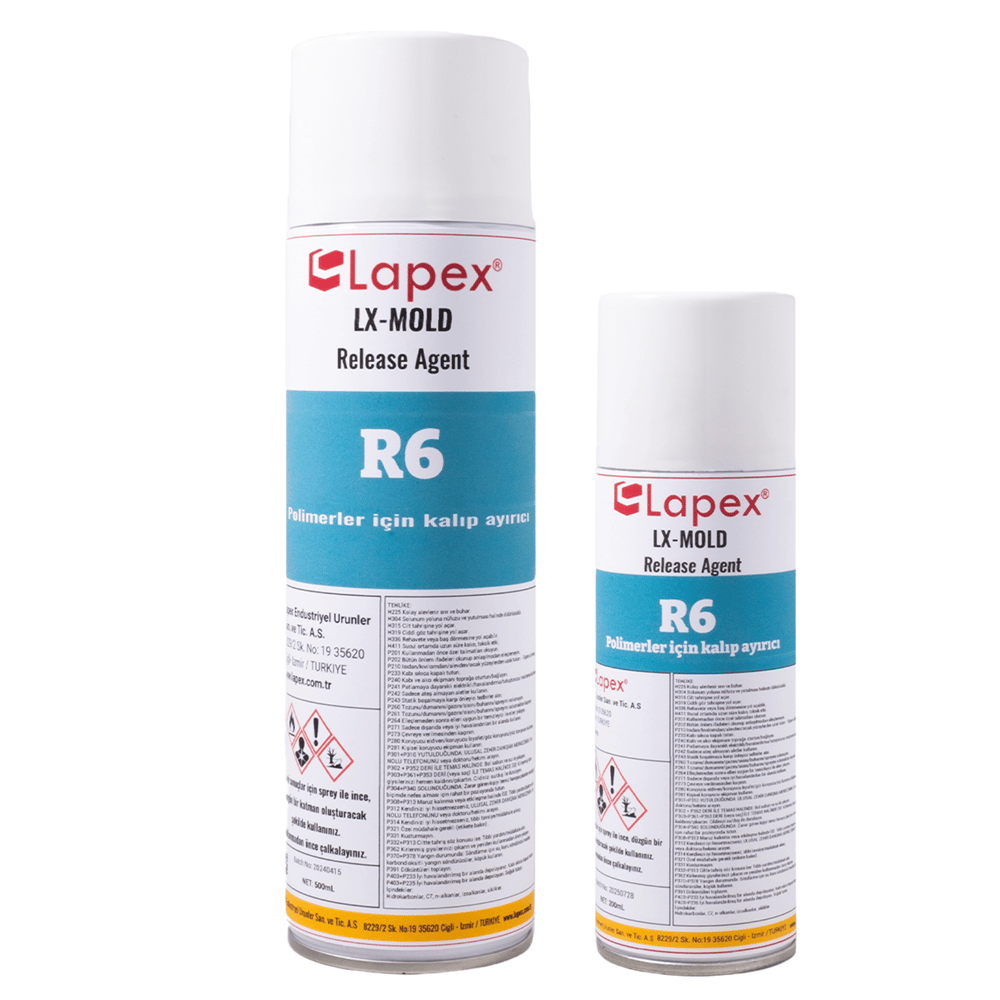 Lapex R6 Release Agent Polimerler için Sprey Kalıp Ayırıcı 200 ml - 15285300