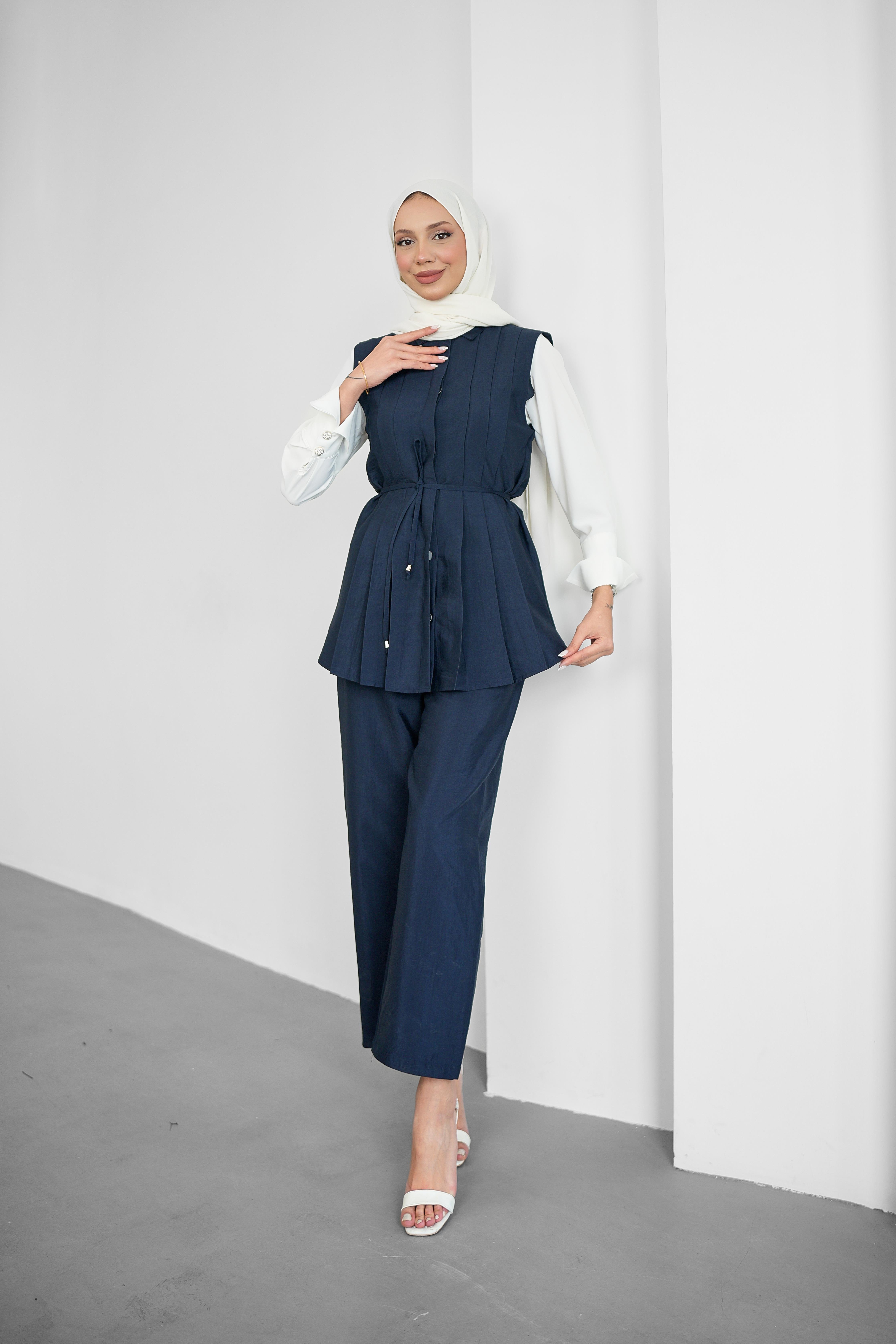 SL4204 - LİDYA ÜÇLÜ TAKIM - LACİVERT