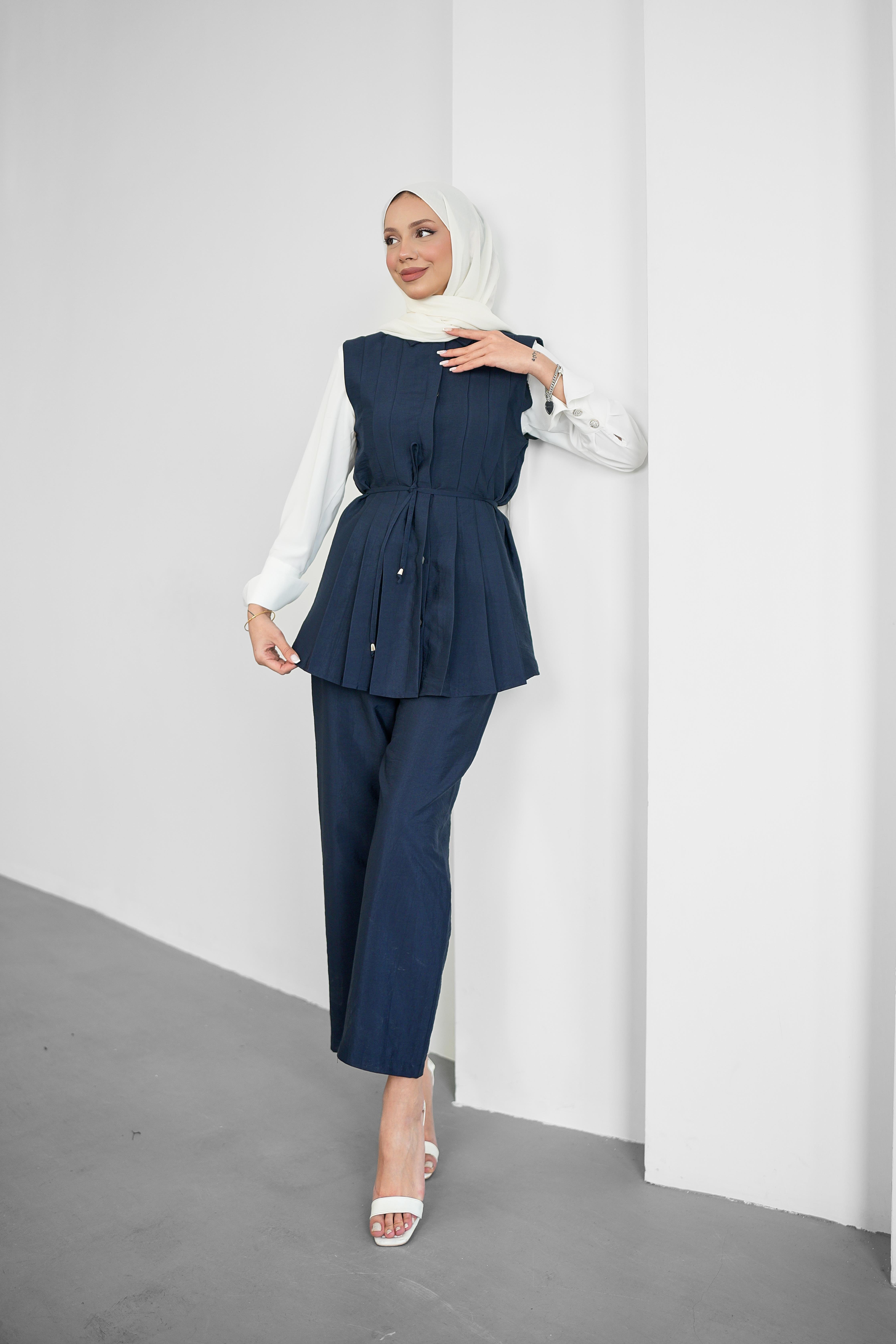 SL4204 - LİDYA ÜÇLÜ TAKIM - LACİVERT