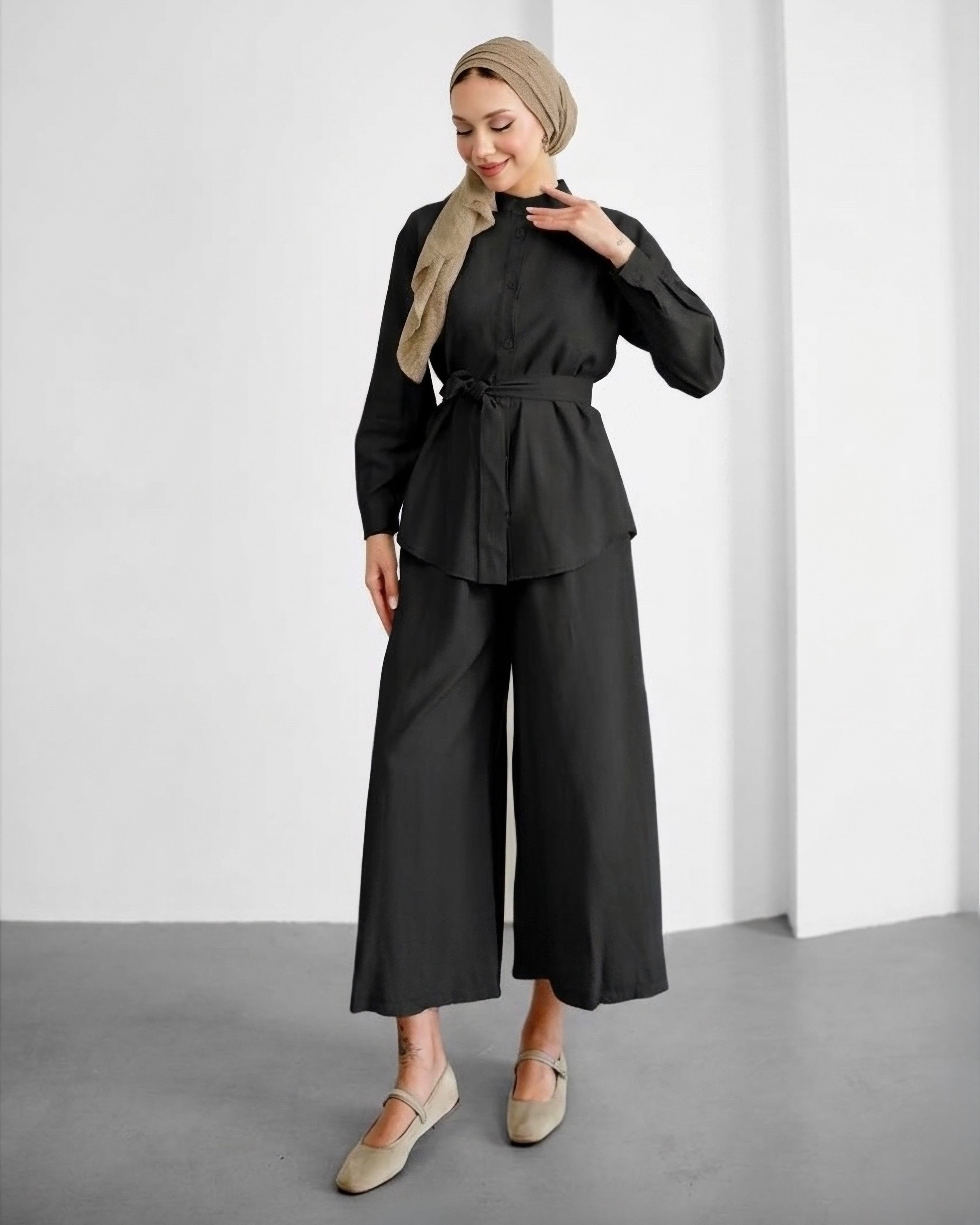 SL4206 - LİVA TAKIM - SİYAH