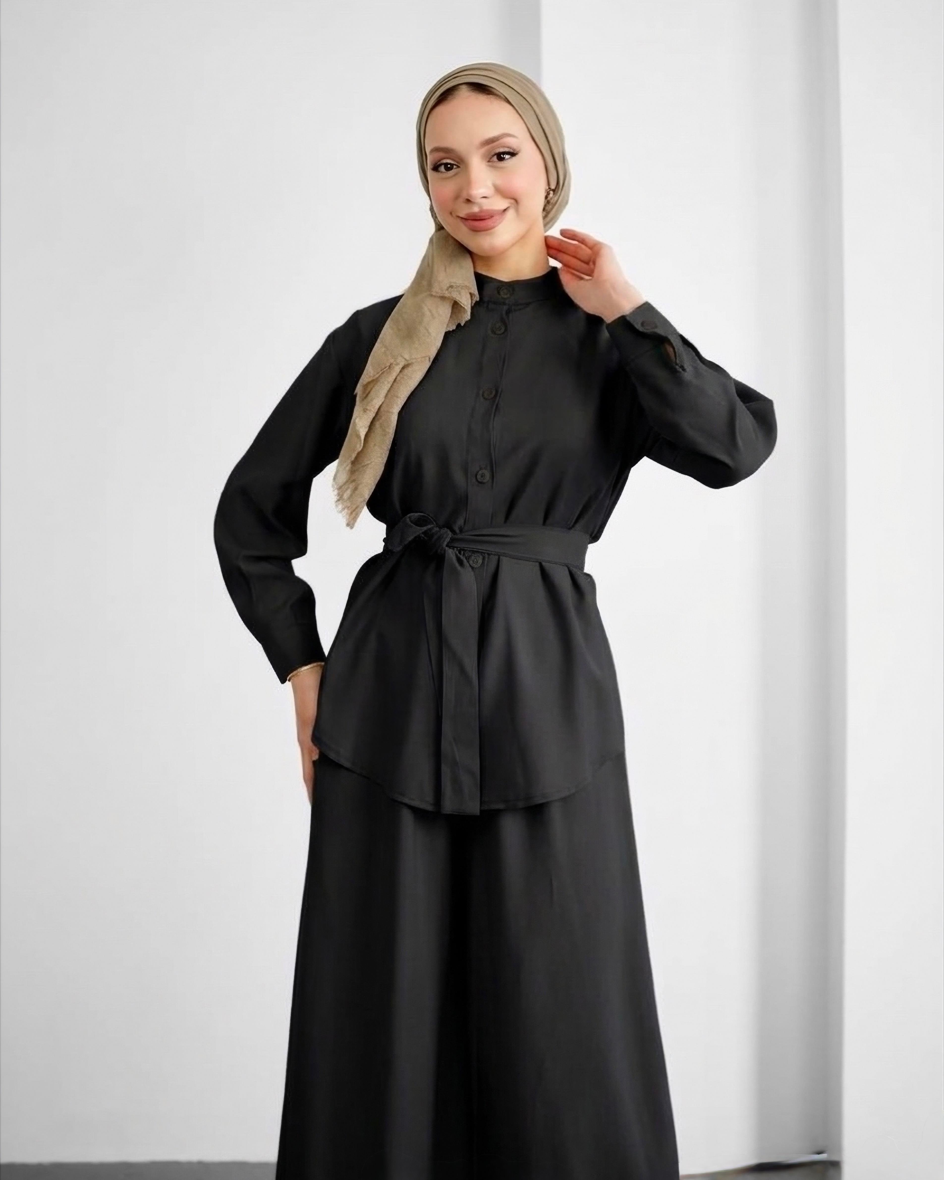 SL4206 - LİVA TAKIM - SİYAH