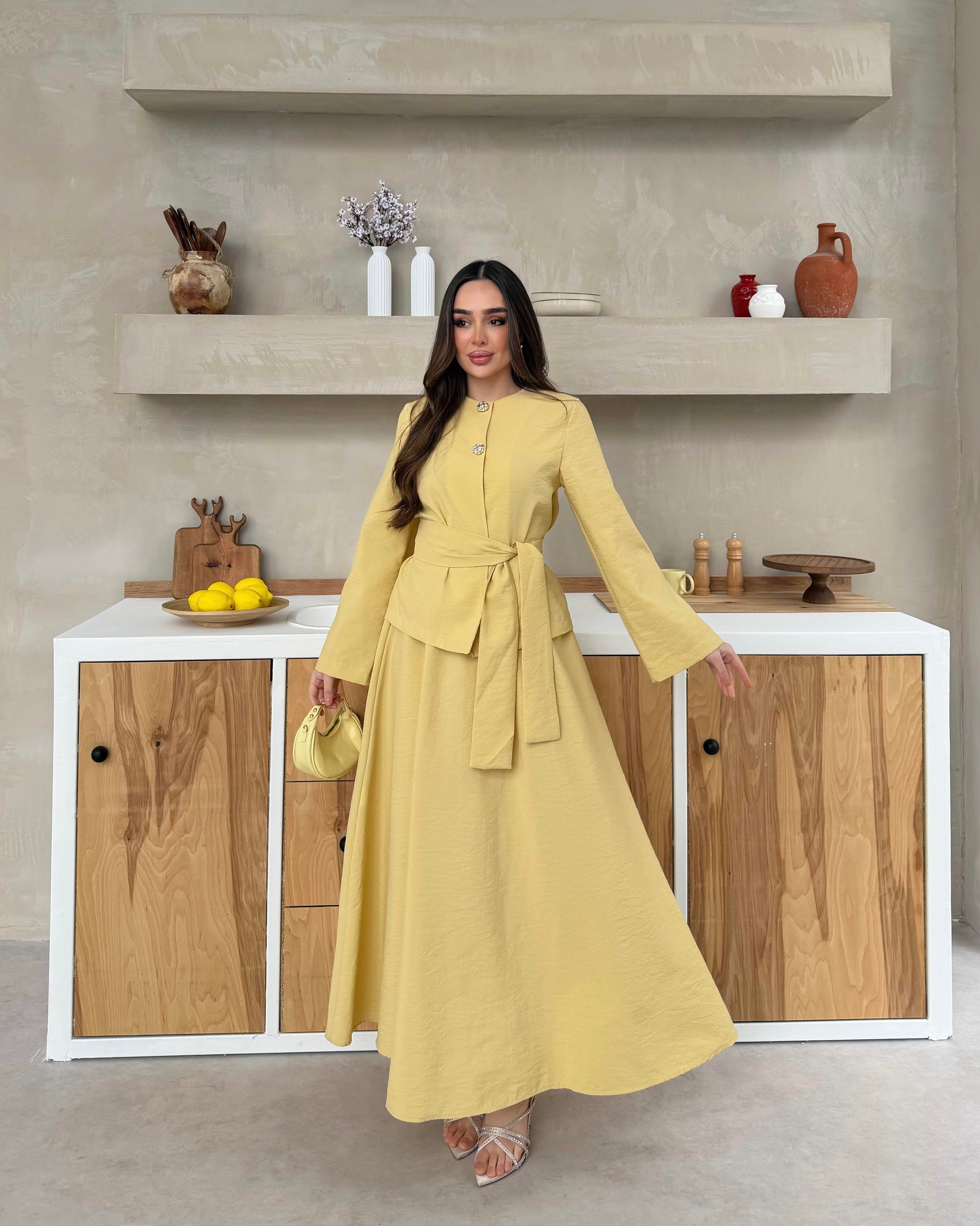 SL4207 - NAZENİN TAKIM - TEREYAĞI SARI