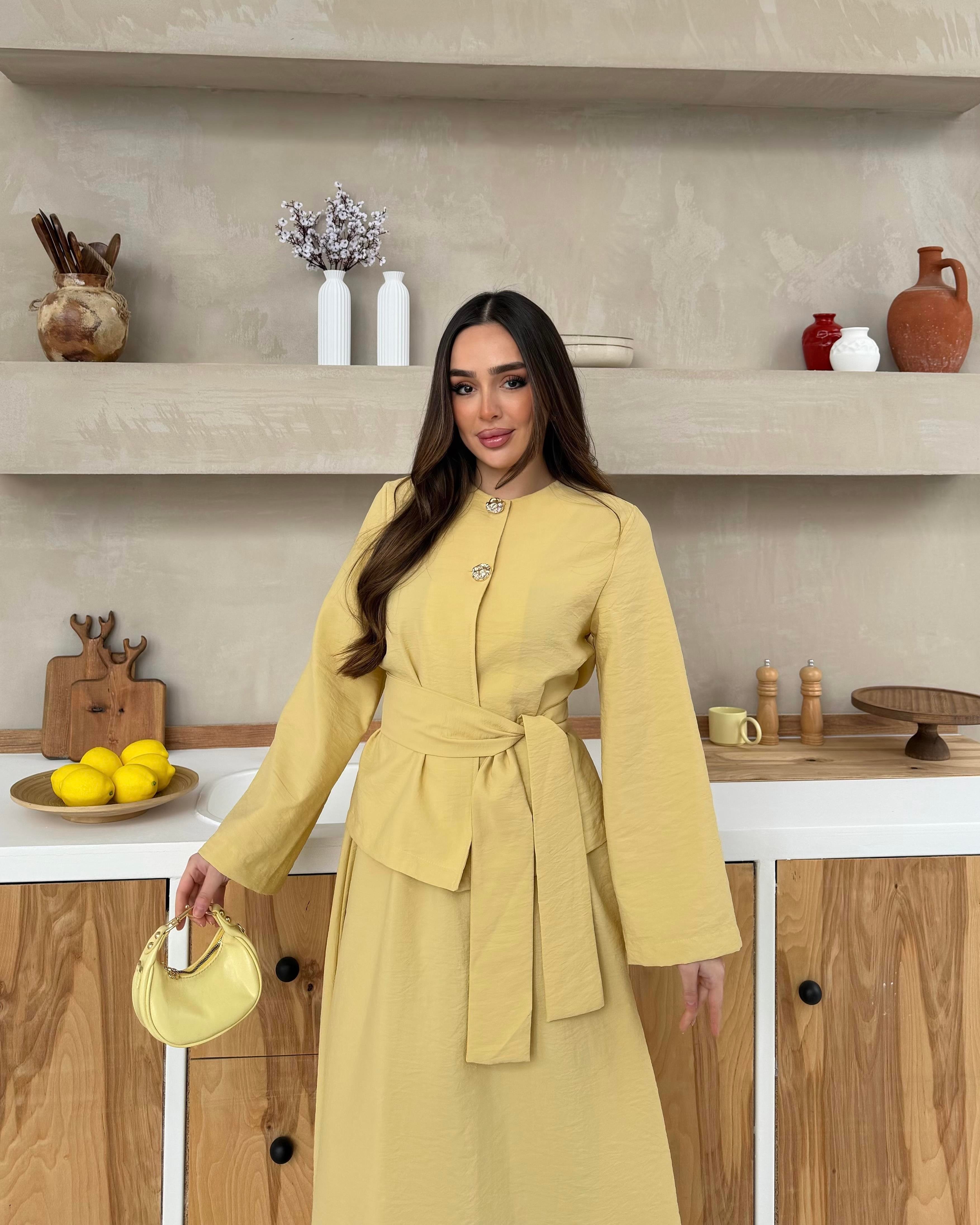 SL4207 - NAZENİN TAKIM - TEREYAĞI SARI