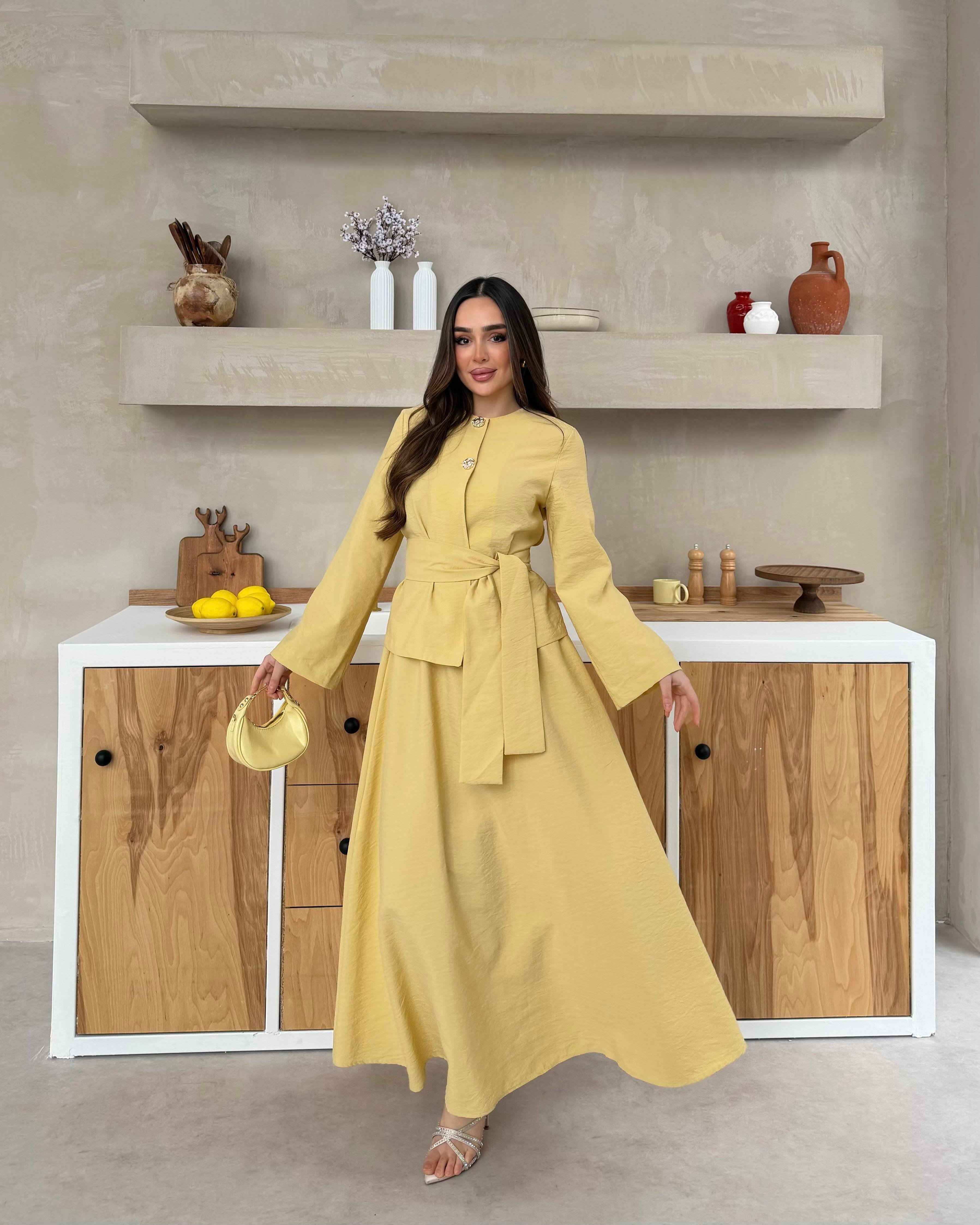 SL4207 - NAZENİN TAKIM - TEREYAĞI SARI
