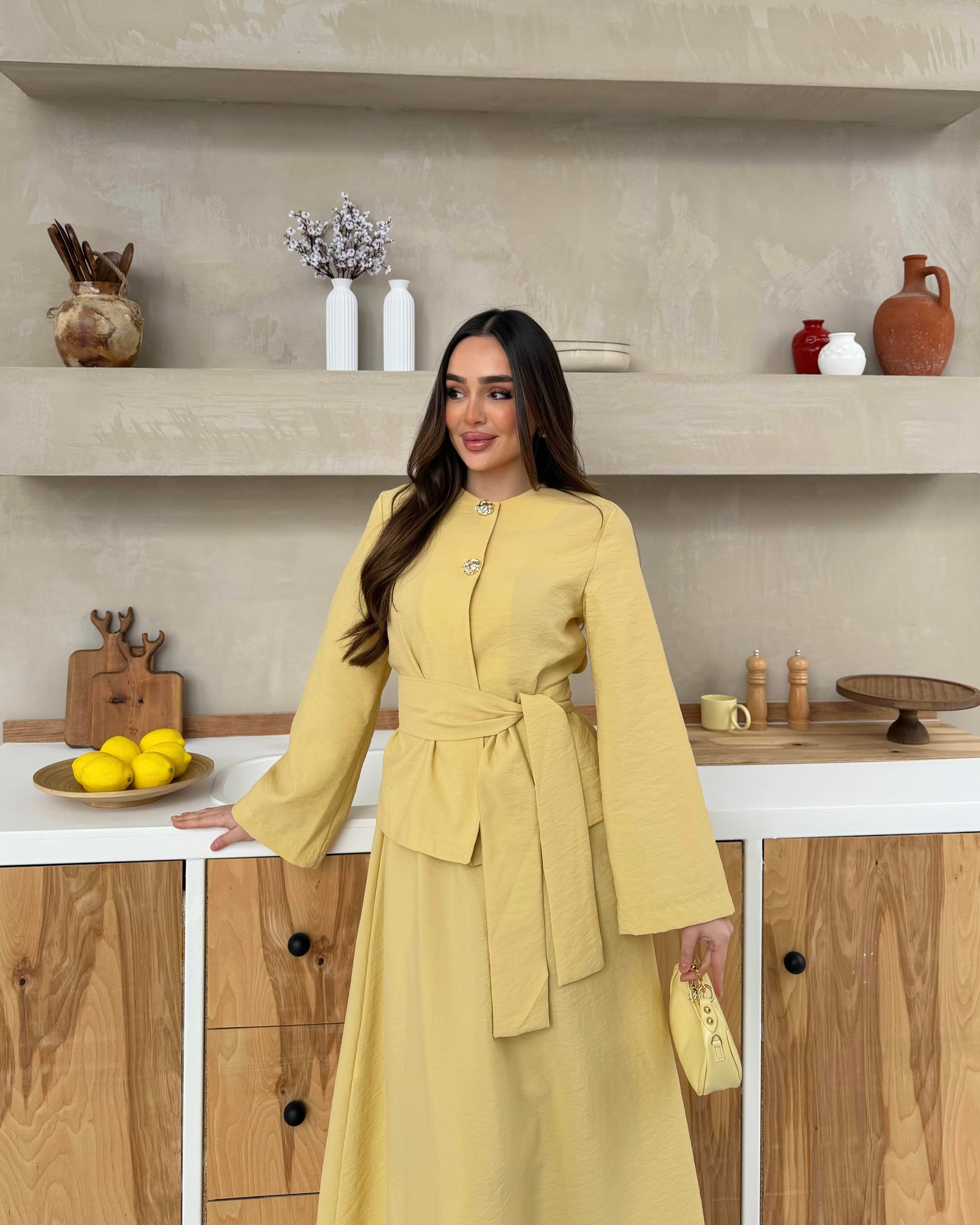 SL4207 - NAZENİN TAKIM - TEREYAĞI SARI