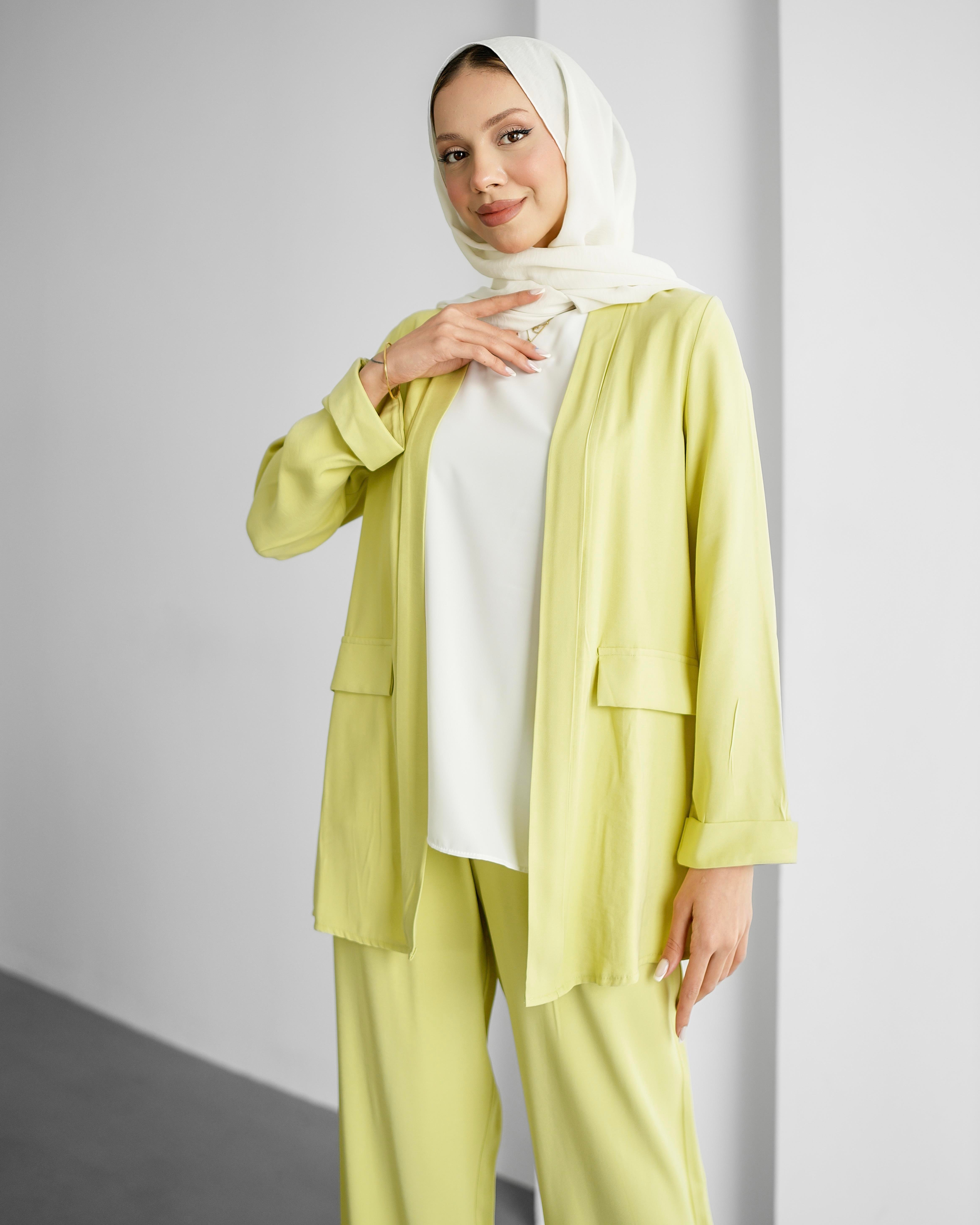 SL4209 - ZEREN ÜÇLÜ TAKIM - LİMON SARI