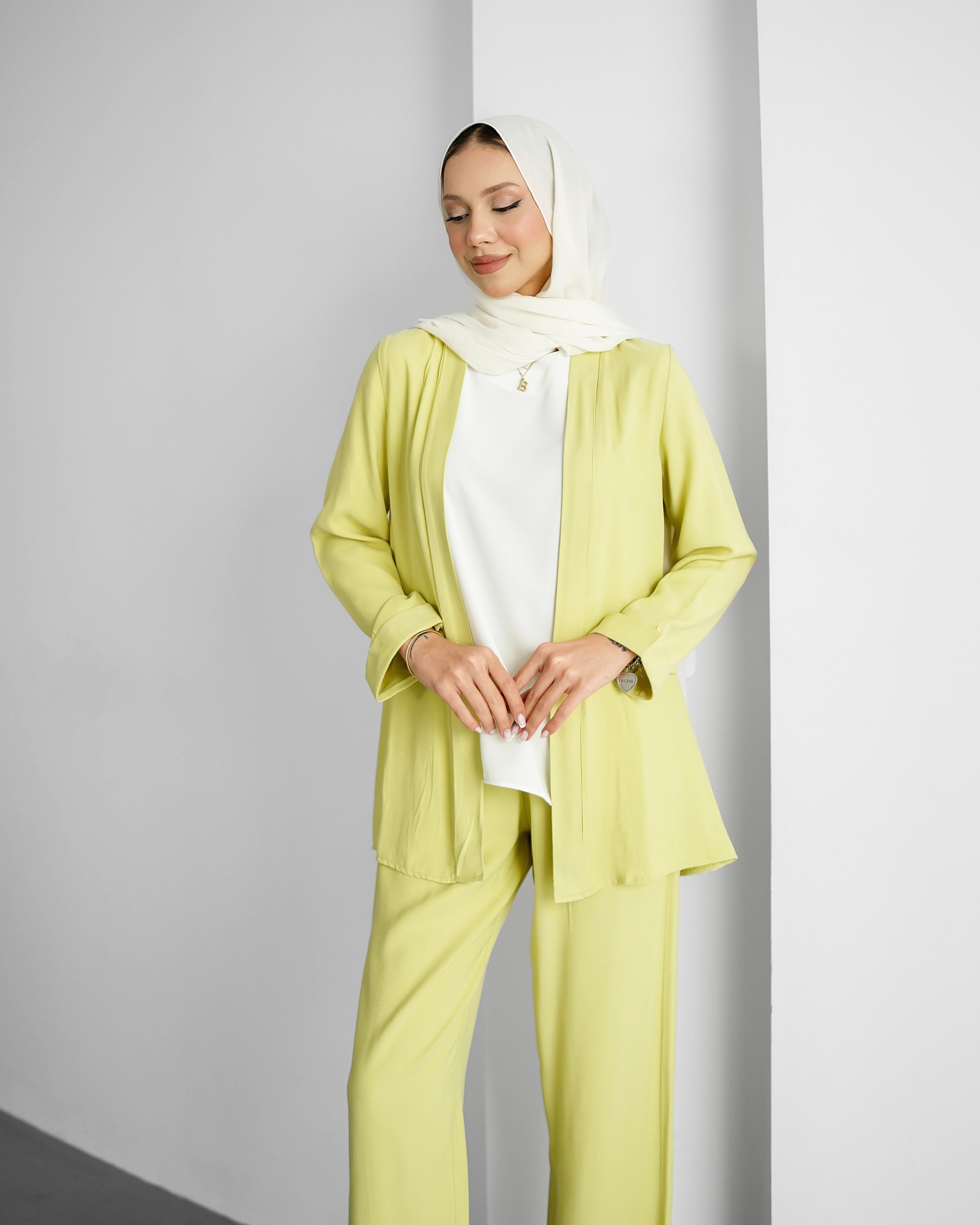 SL4209 - ZEREN ÜÇLÜ TAKIM - LİMON SARI