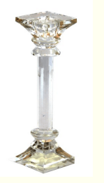 kristal şamdan 26  cm (kodu4812)
