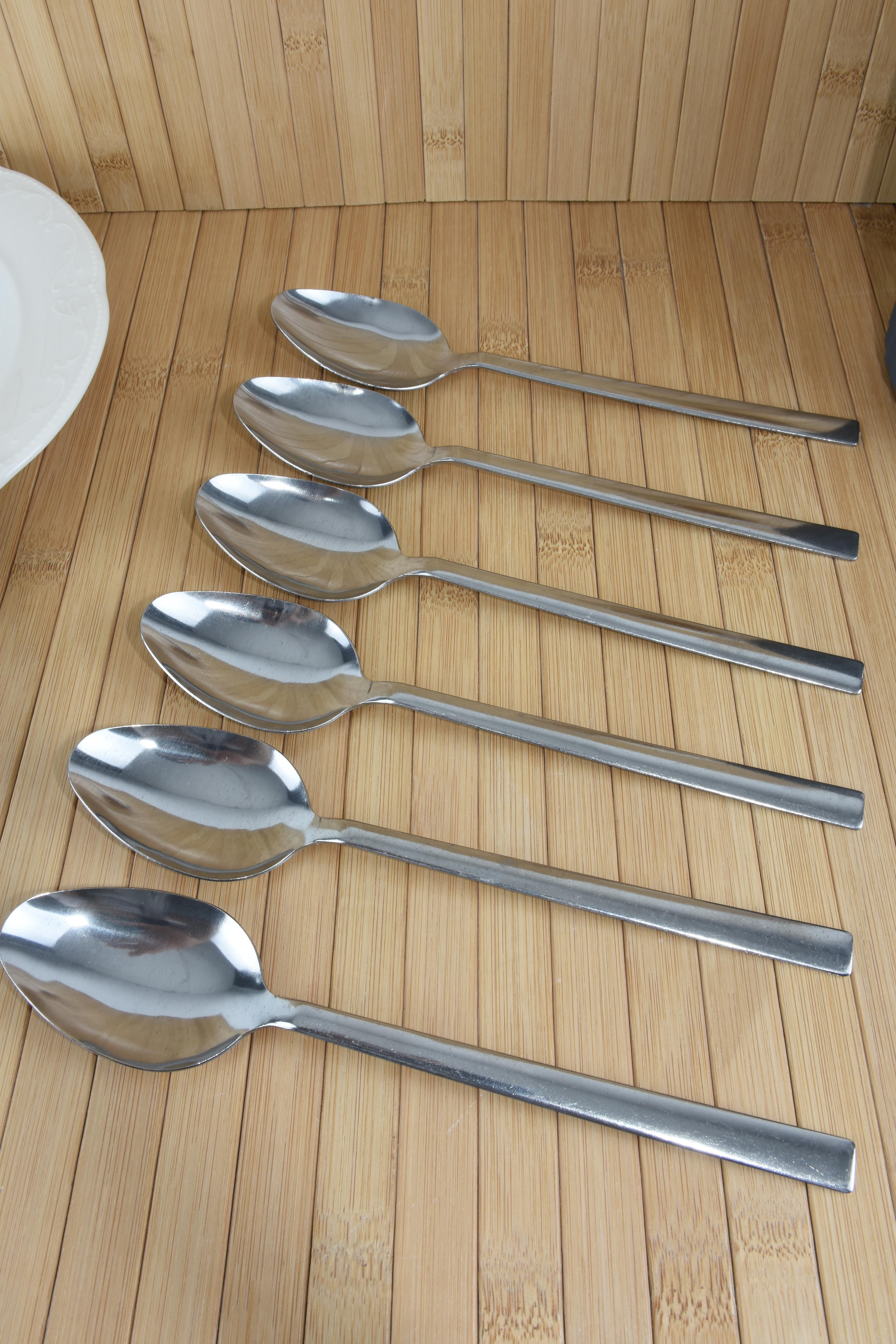 6'LI ÇELİK YEMEK KAŞIĞI
