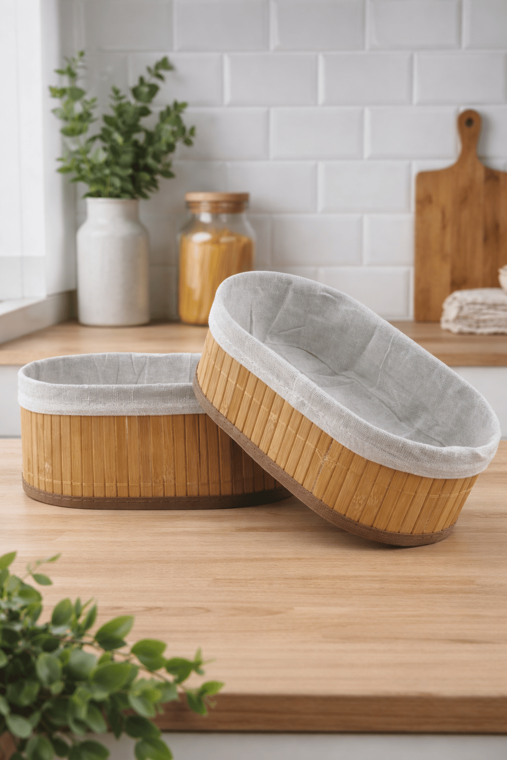 2Lİ OVAL HASIR SEPET