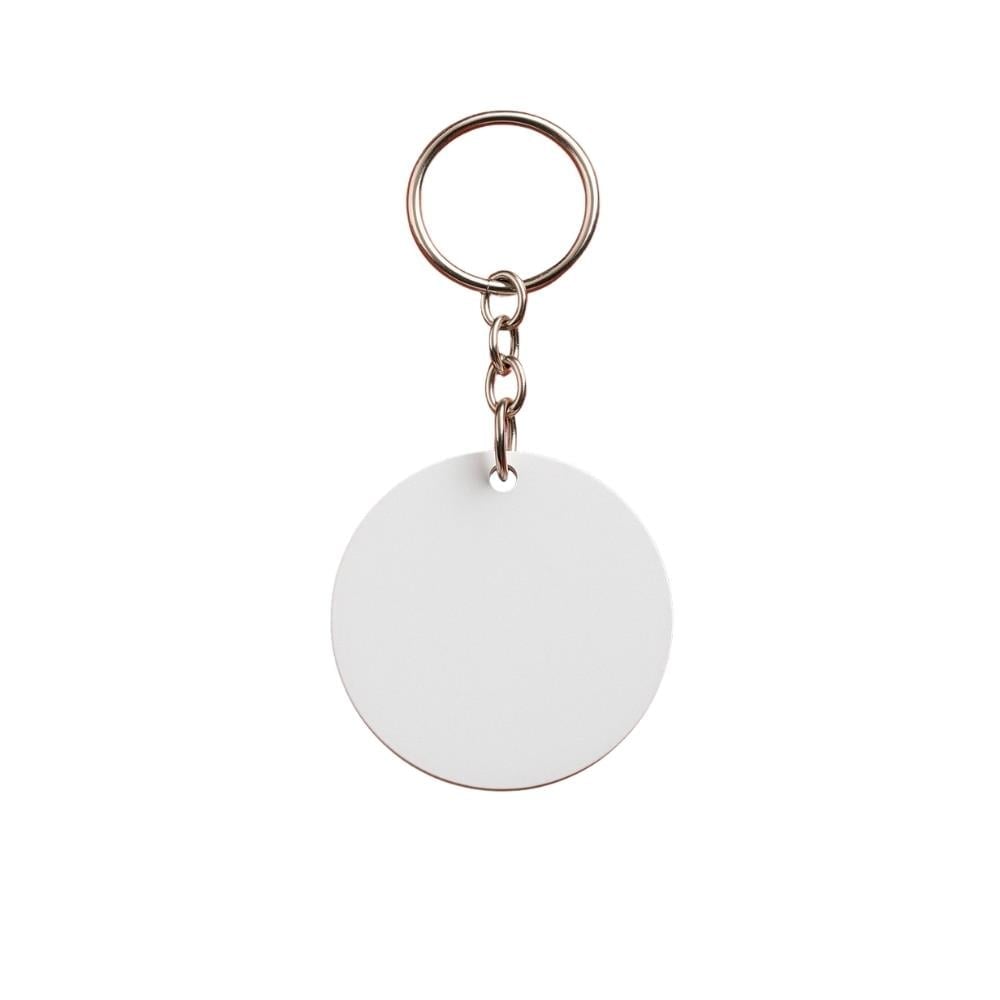 Kişiye Özel Yuvarlak PVC Anahtarlık - UV Baskılı 45mm