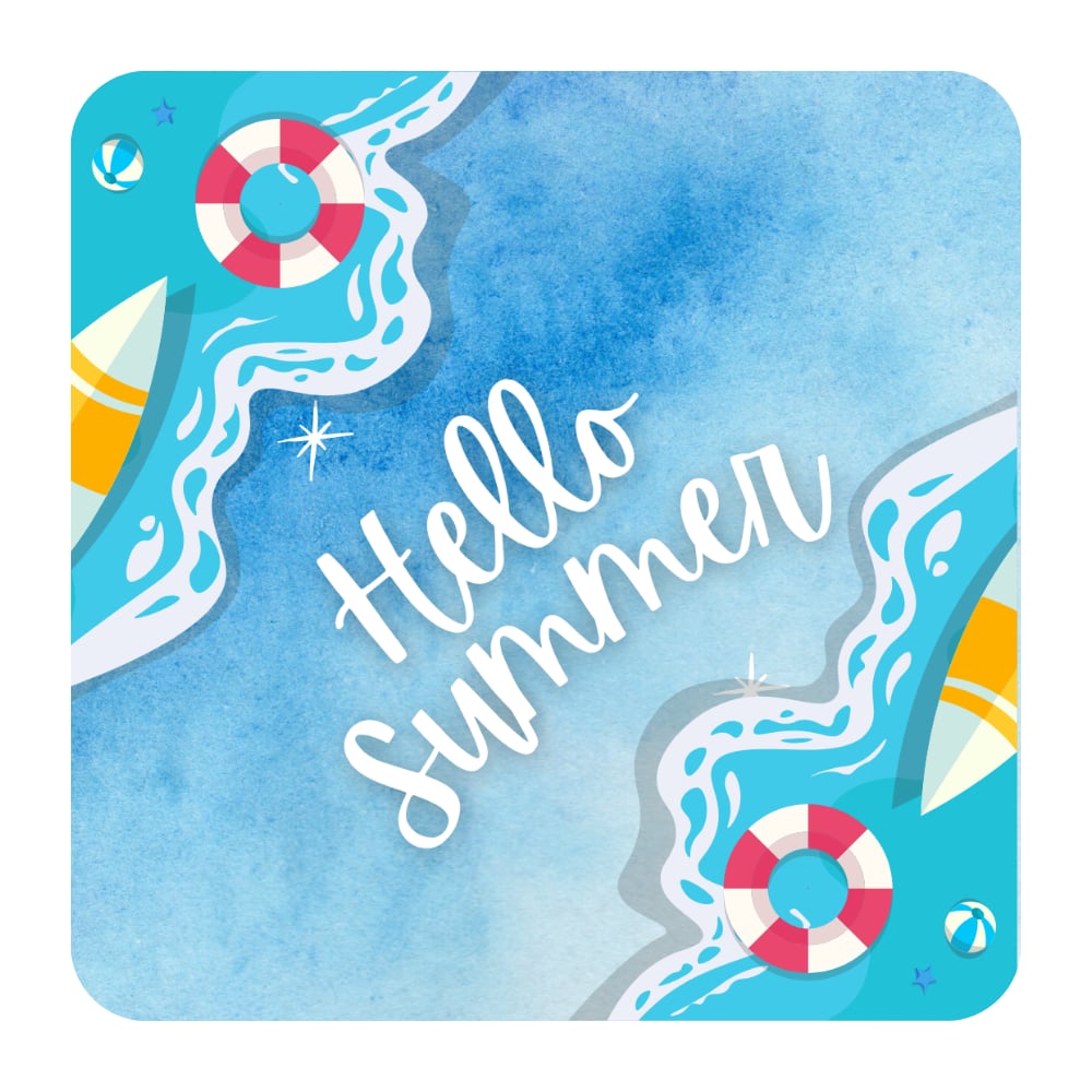 Mevsim Temalı 8'li Ahşap Bardak Altlığı