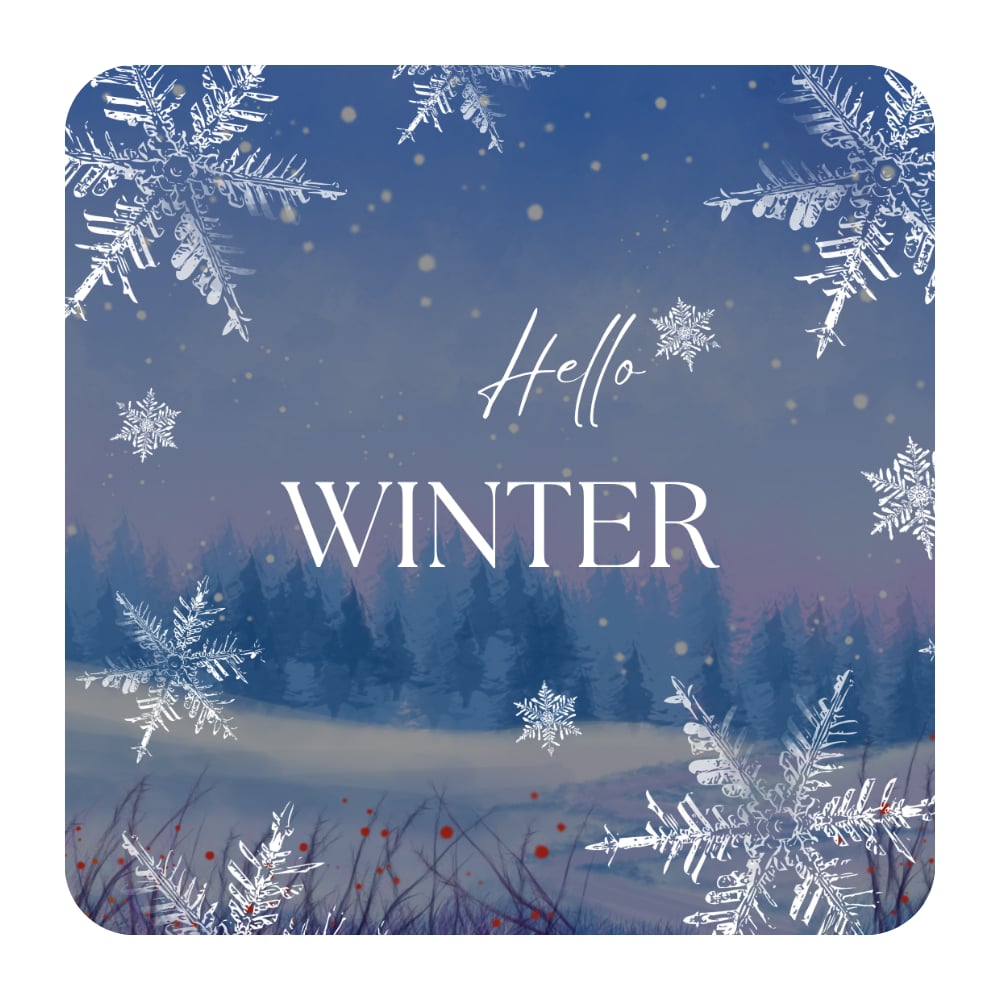 Mevsim Temalı 8'li Ahşap Bardak Altlığı