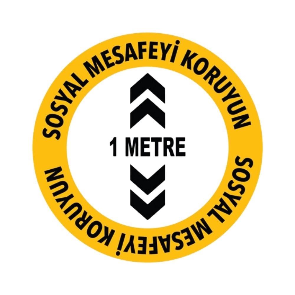 Sosyal Mesafeyi Koruyun Levhası