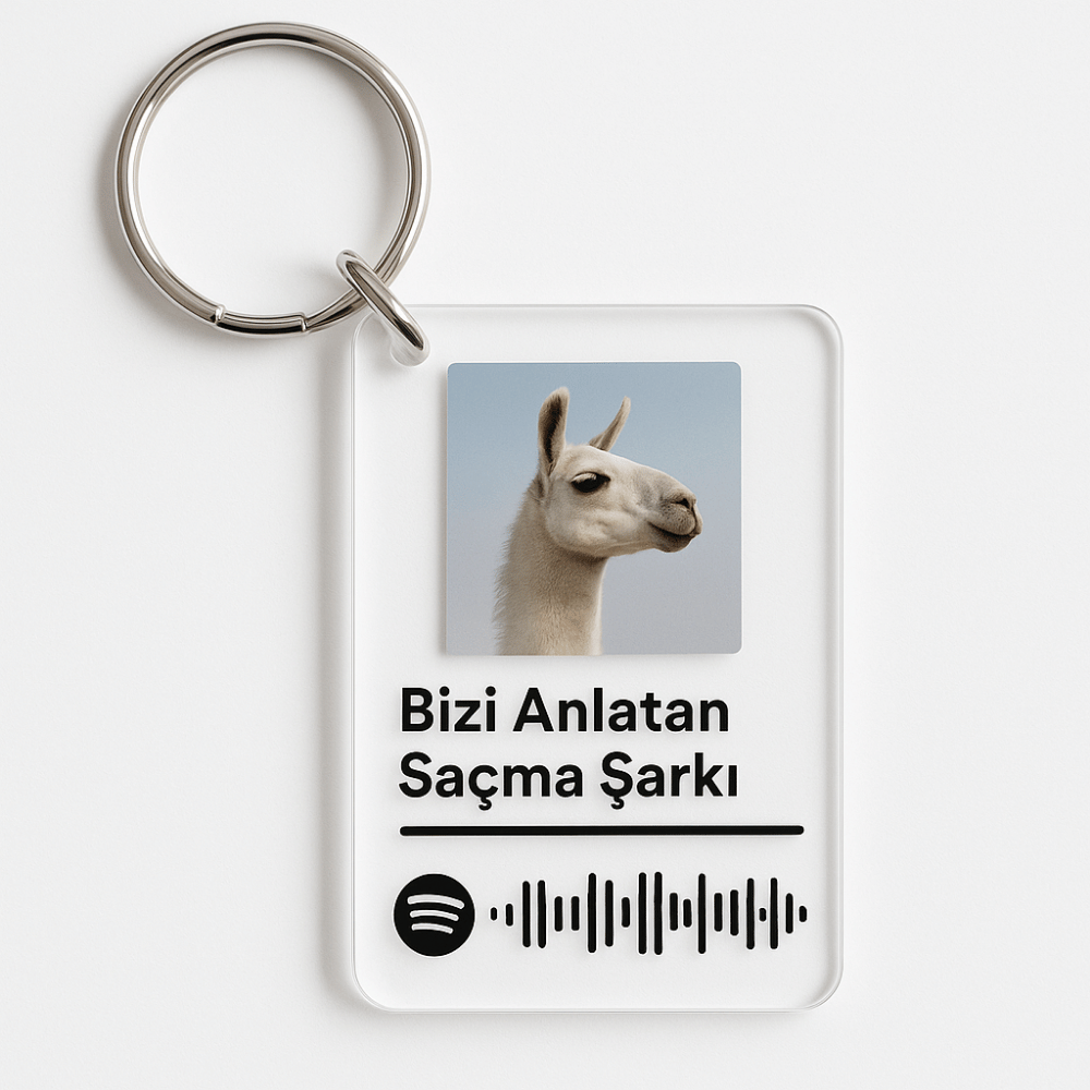 Spotify Anahtarlık - Bizi Anlatan Saçma Şarkı Hediyesi