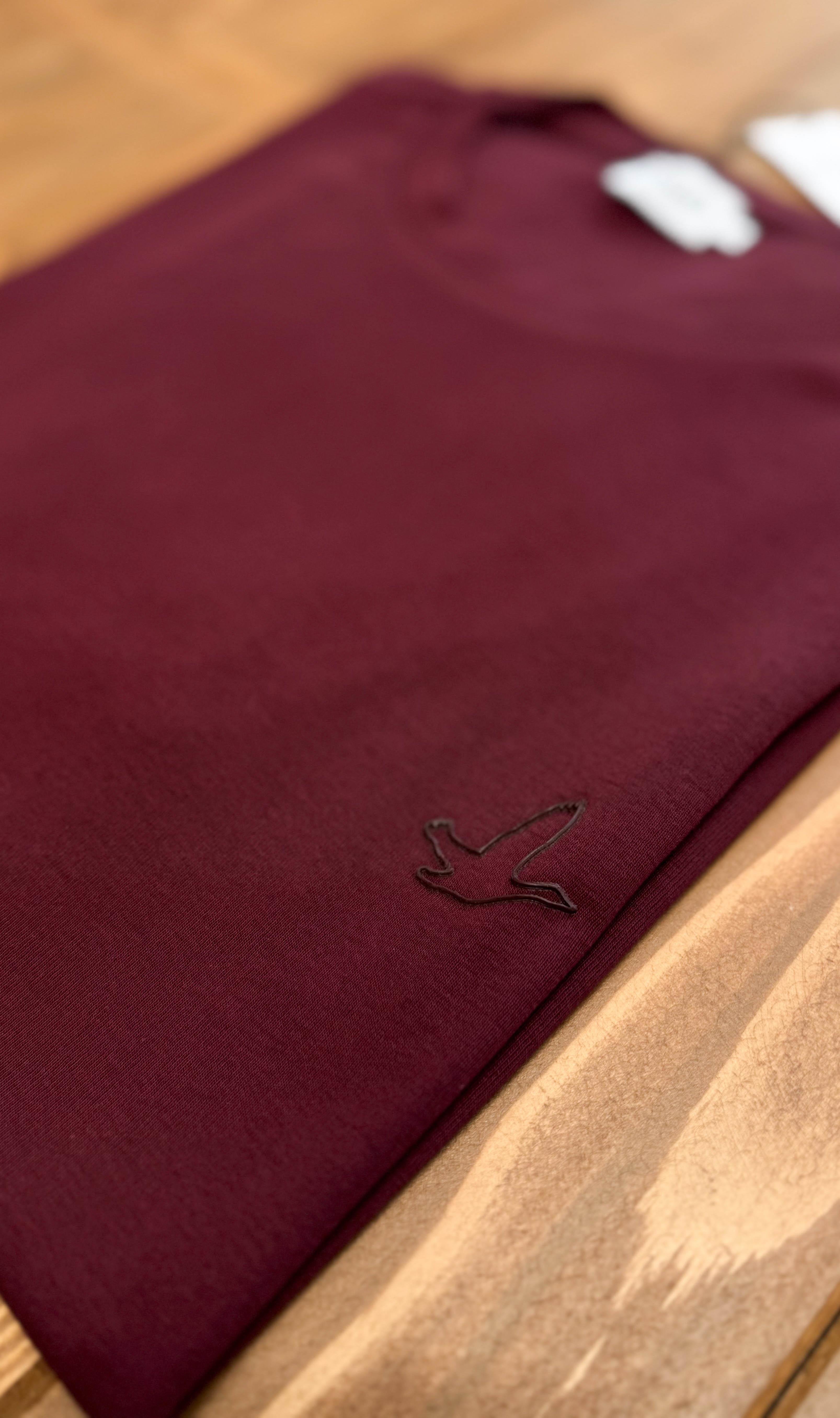 Beymen Küçük Kuşlu Tişört Bordo