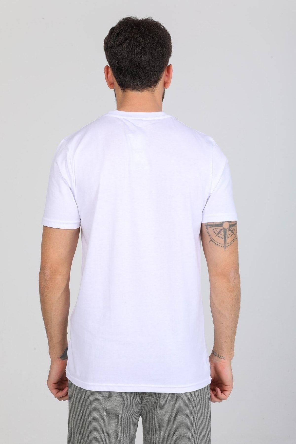 Gögüs Baskılı Beyaz T-shirt