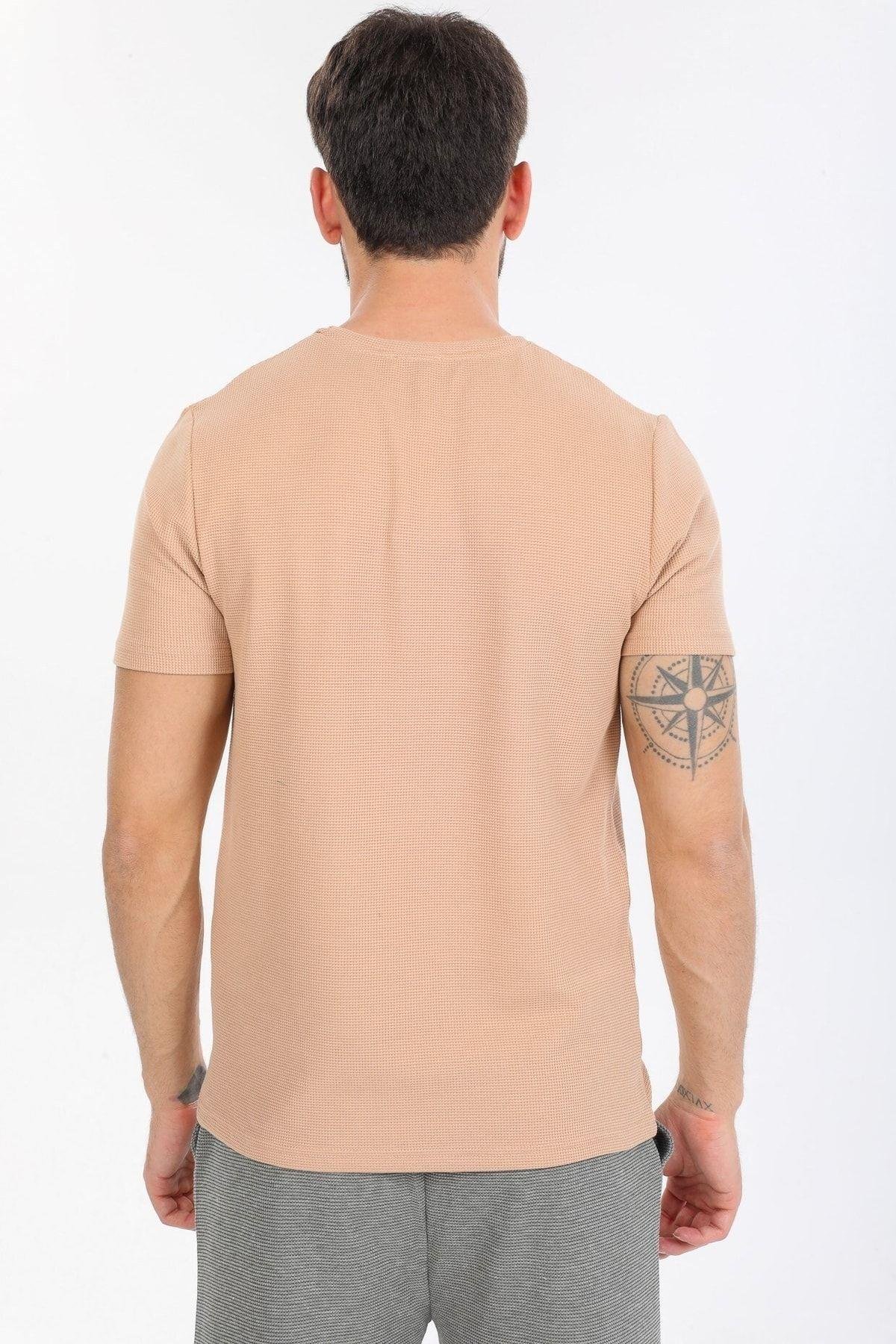 Just Be Cool Yazılı Bej T-shirt