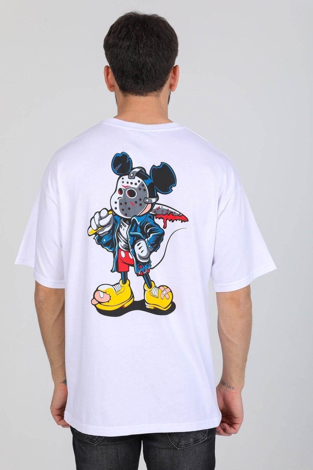 Logo Detaylı Beyaz T-shirt