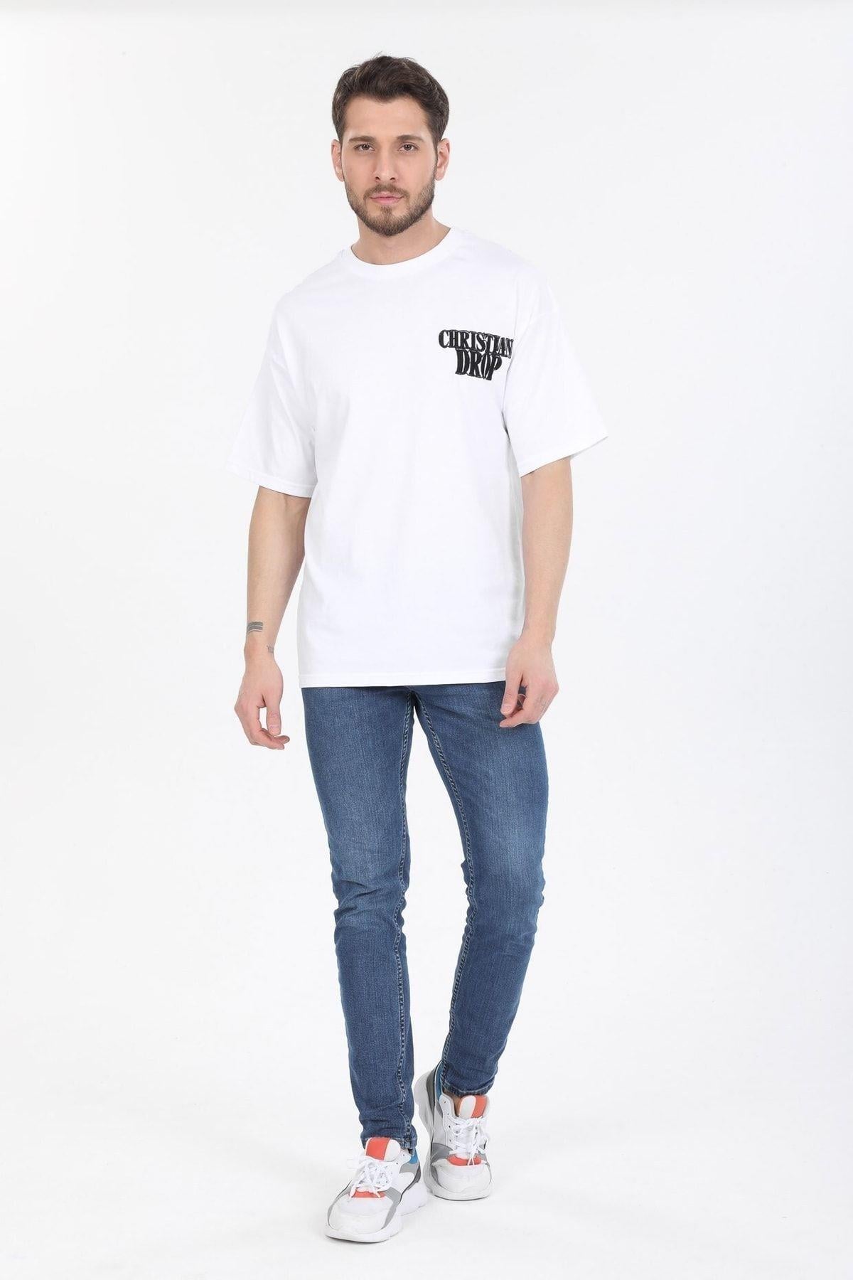 Sol Gögüs Logolu Beyaz T-shirt