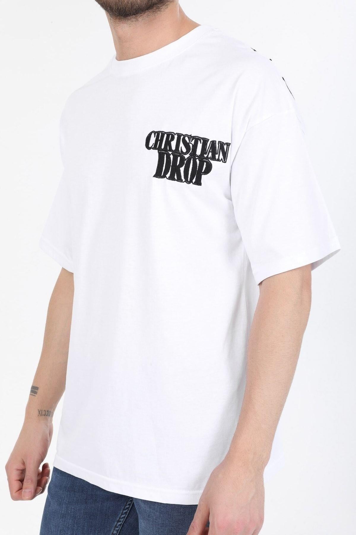 Sol Gögüs Logolu Beyaz T-shirt