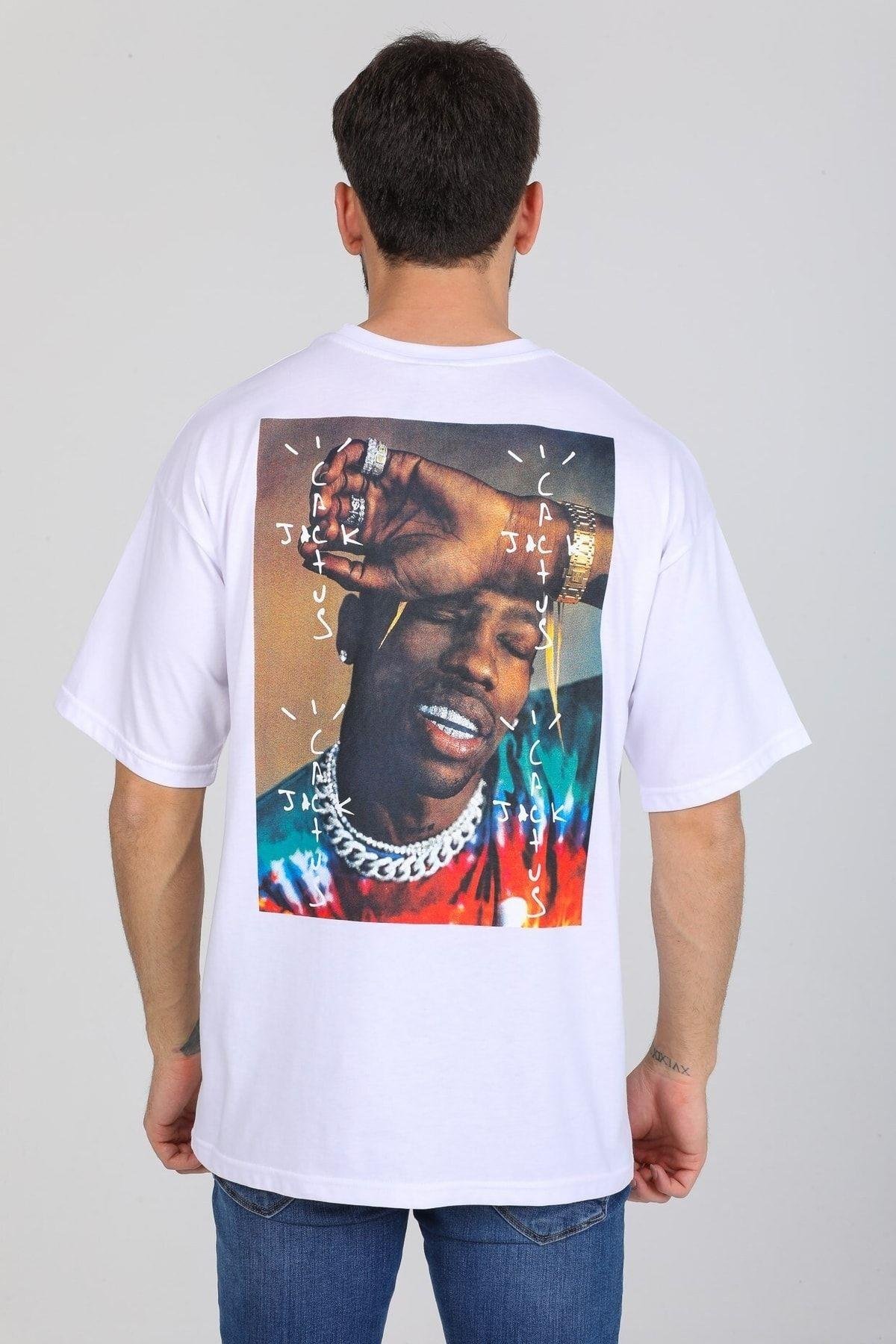 Time Worn Yazılı Beyaz T-shirt