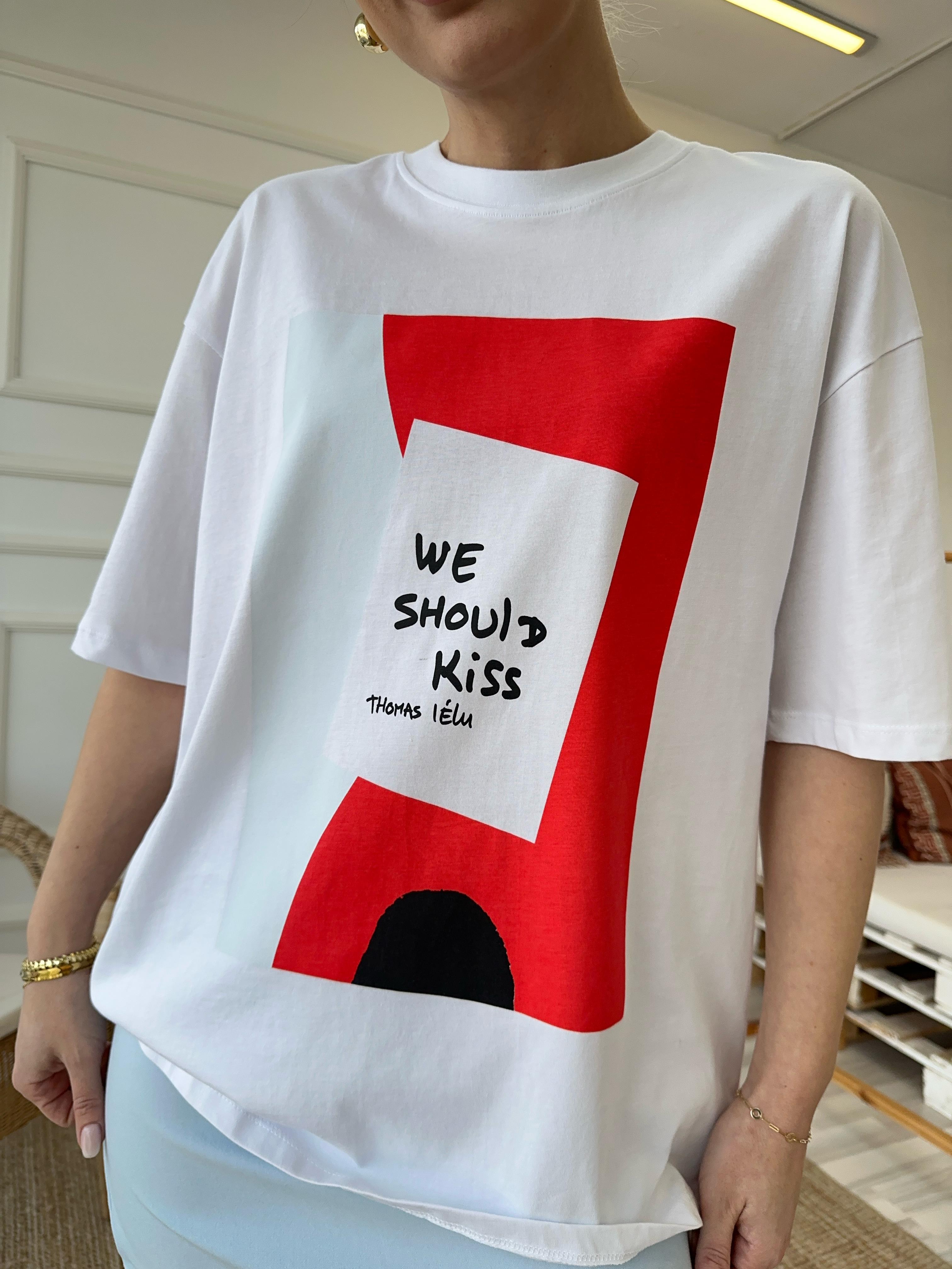 Baskılı Oversize T-shirt