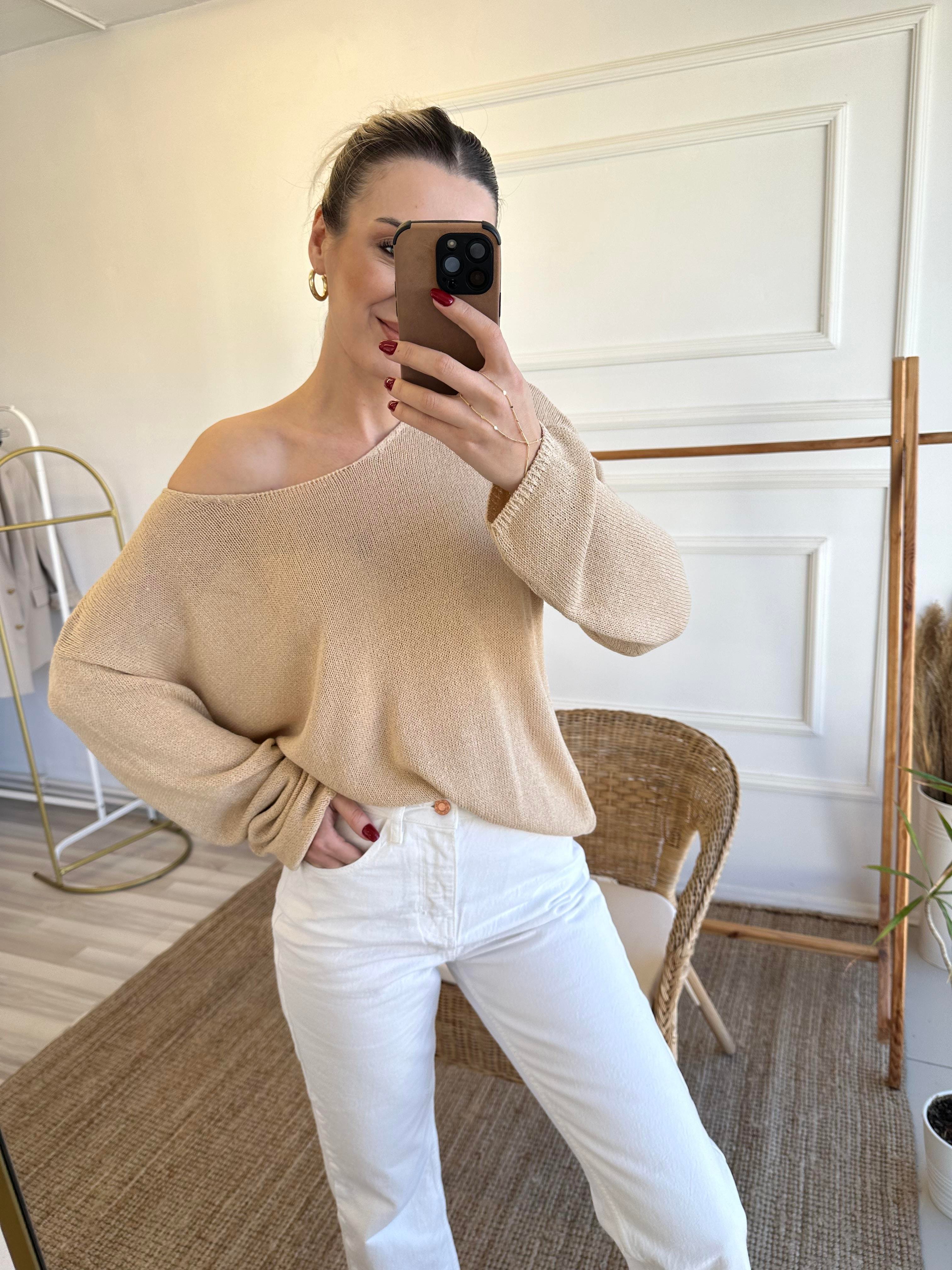 Beyaz Mom Jean