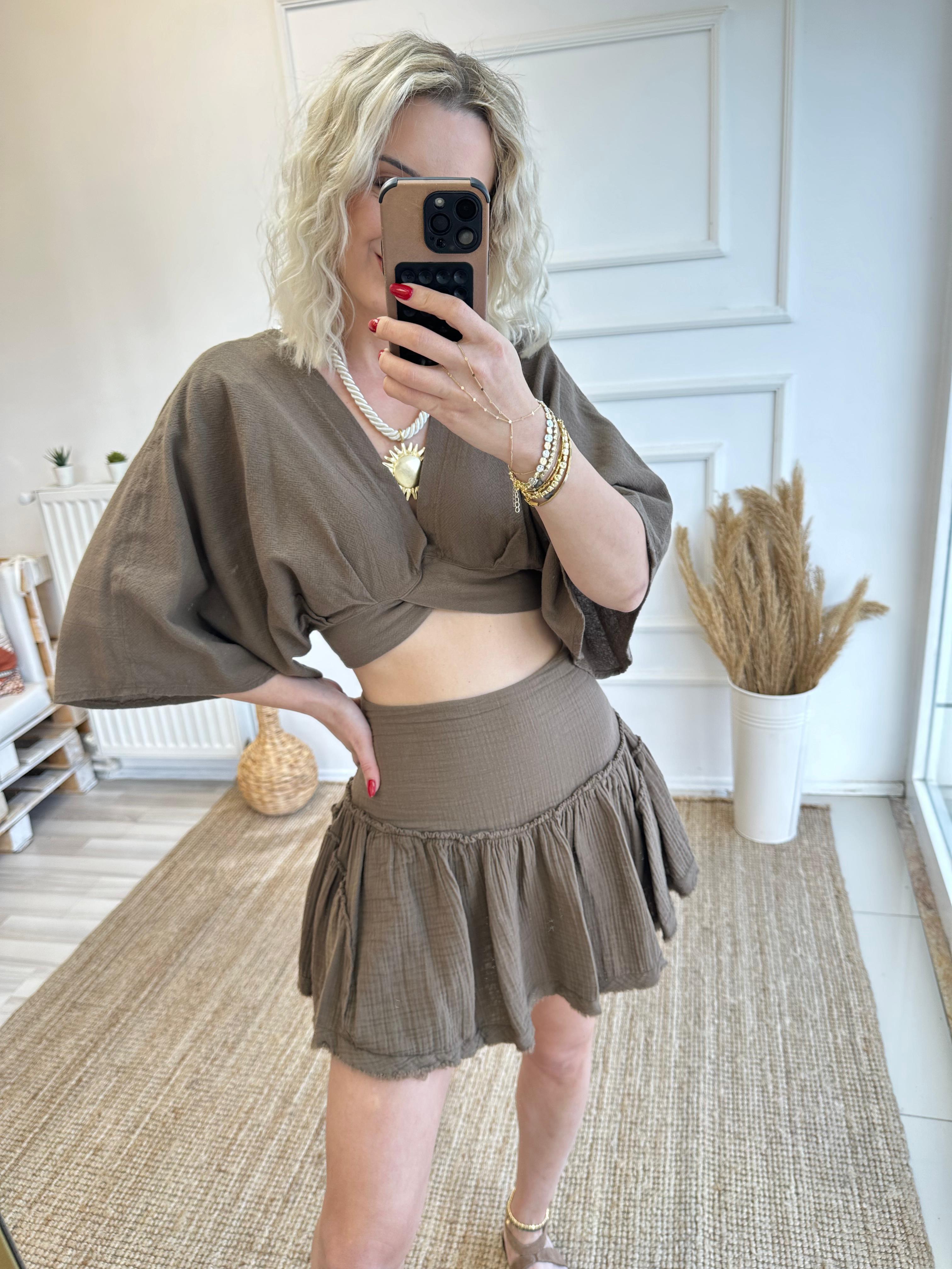 Blanca One Size Yarasa Kol Top