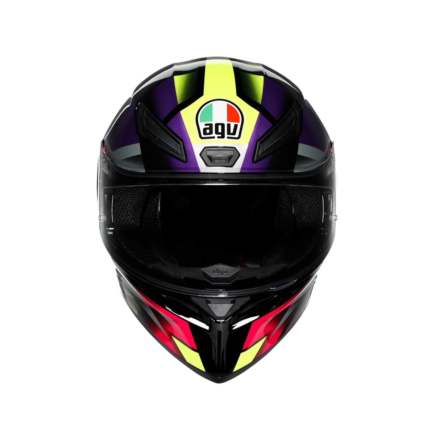 AGV K1 S E2206 FASTLAP BLACK PURPLE PINK M0196 