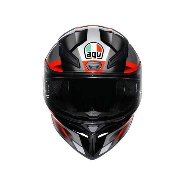 Agv K1 S Fastlap Black Grey Red Kapalı Kask