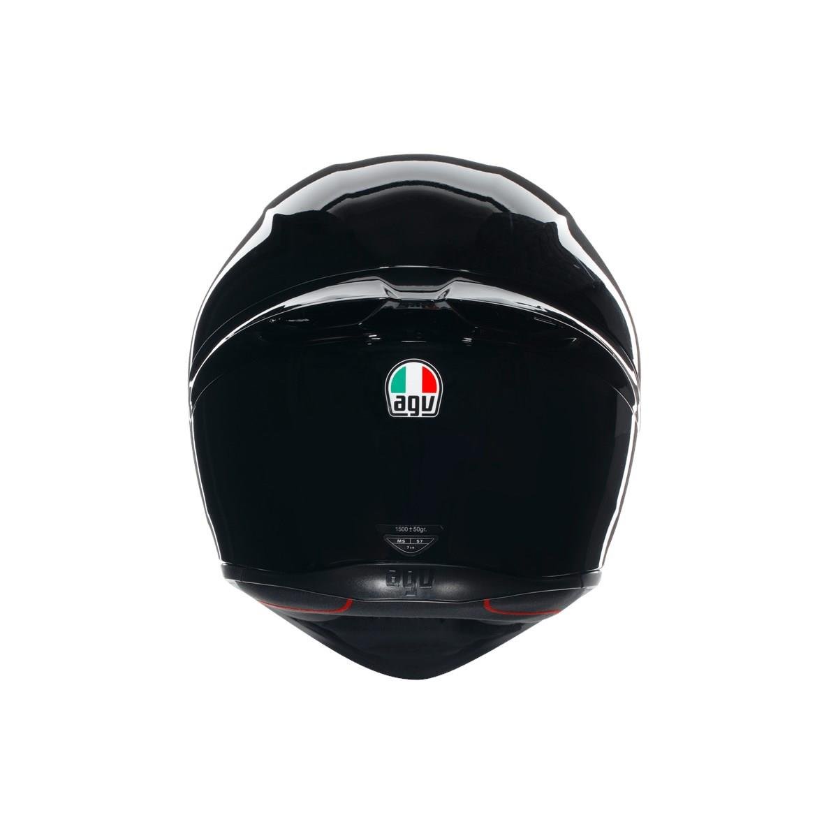 Agv K1 S Mono Black Kapalı Kask